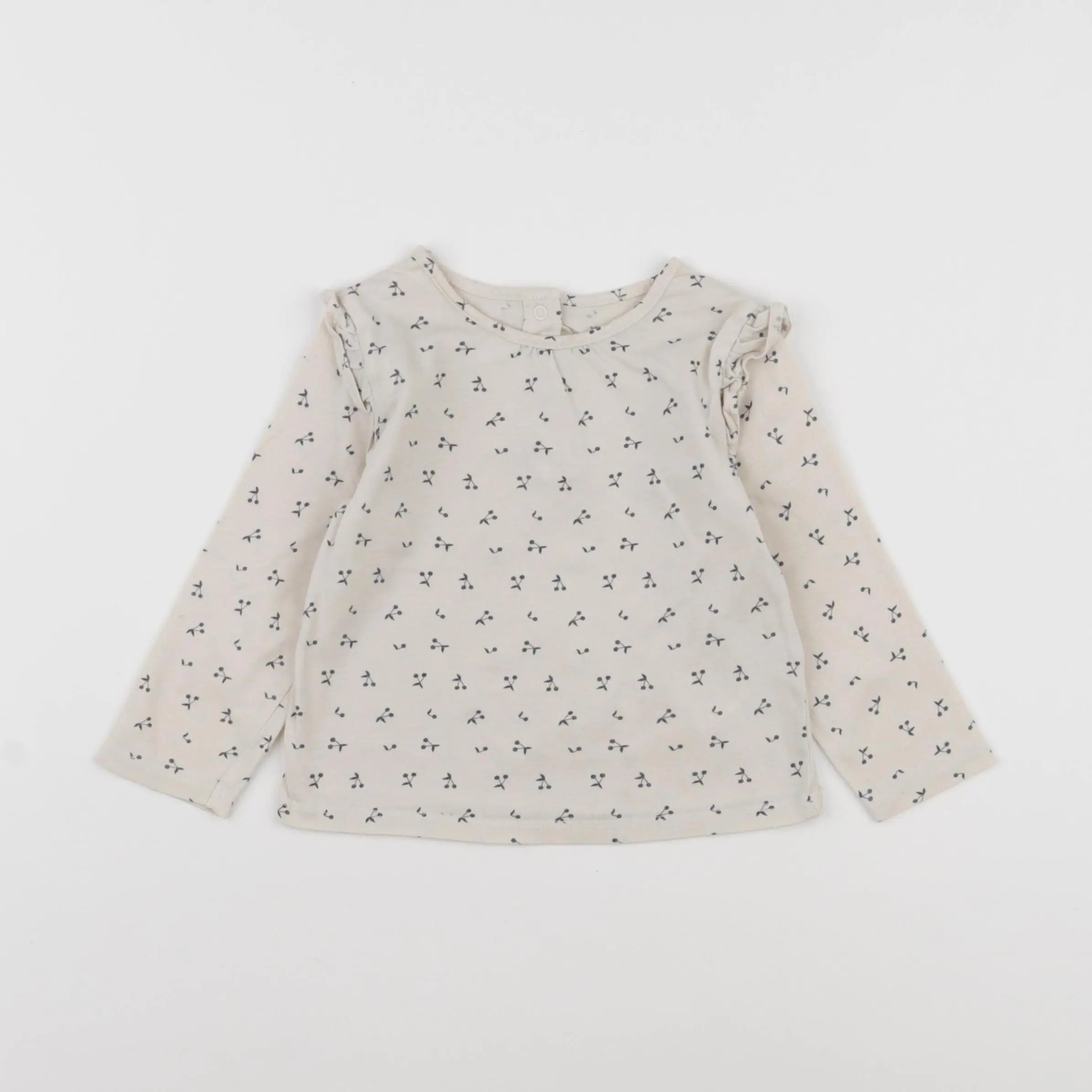Vertbaudet - tee-shirt beige - 18 mois