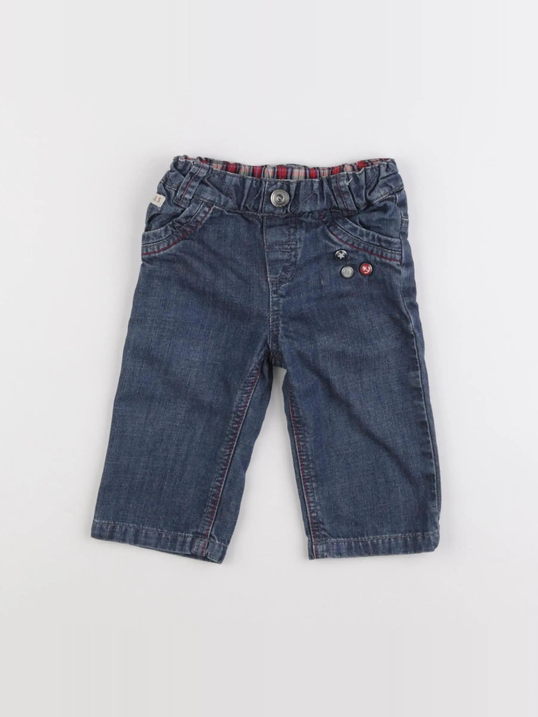 IKKS - jean bleu - 6 mois