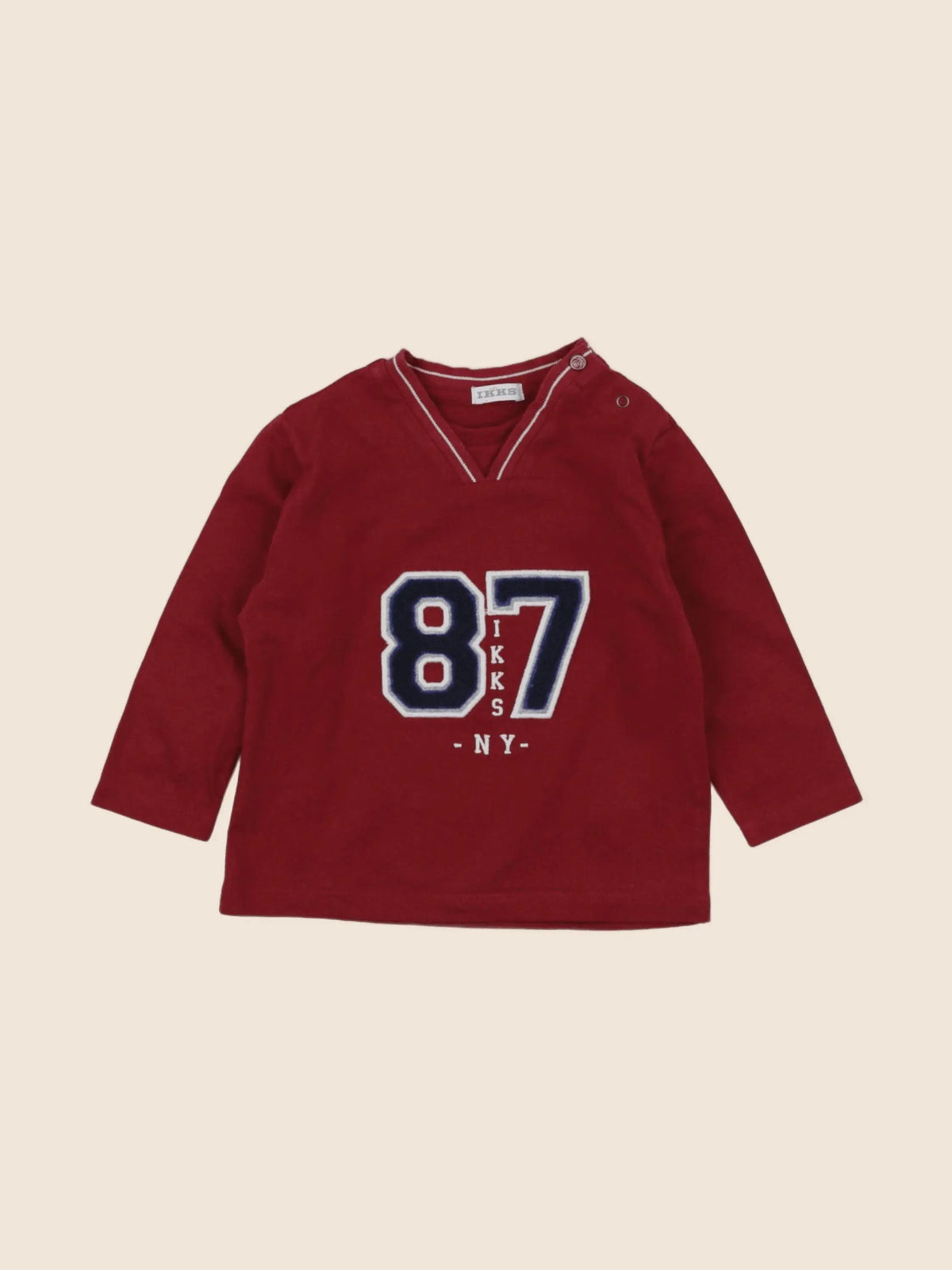 IKKS - tee-shirt rouge - 12 mois