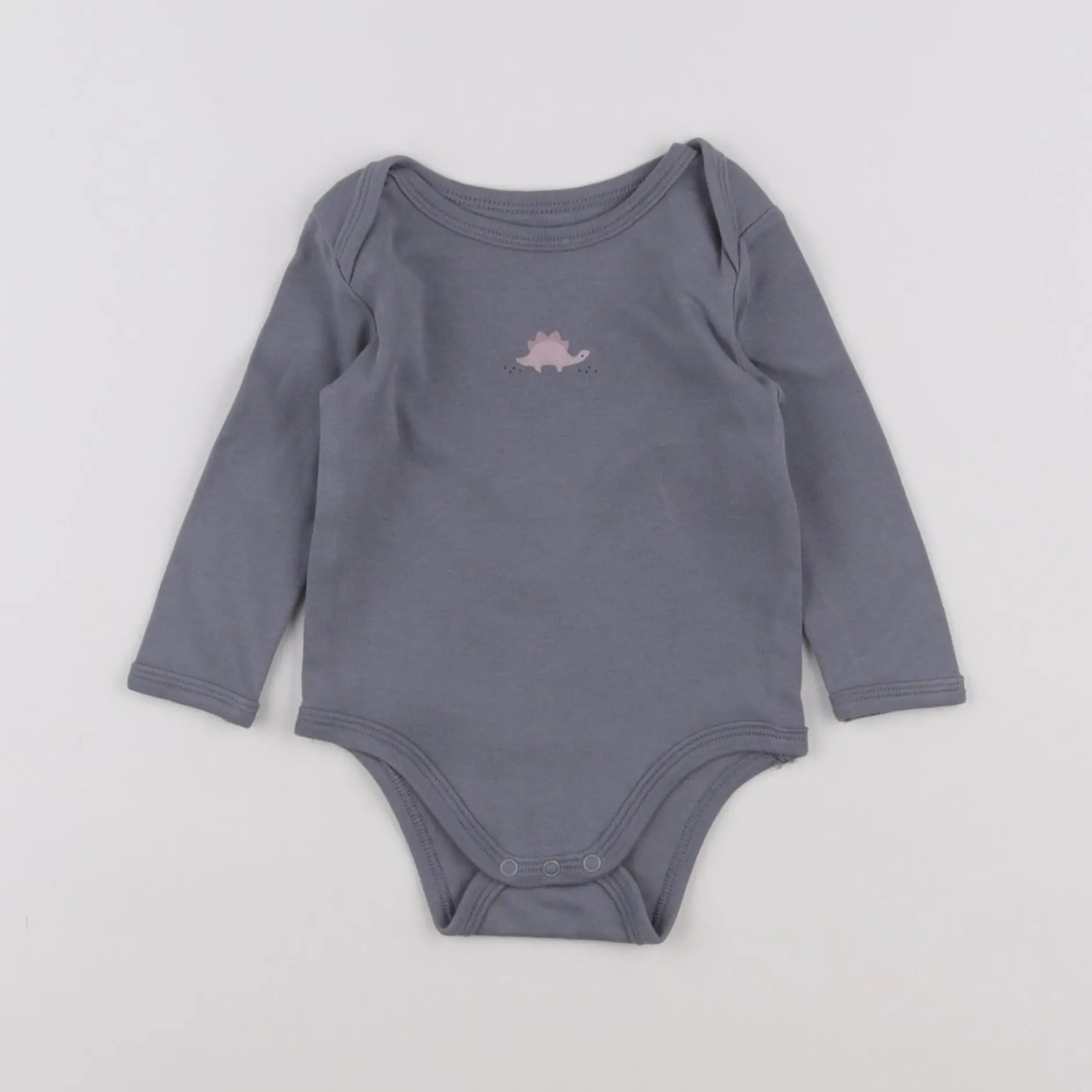 Vertbaudet - body gris - 6 mois