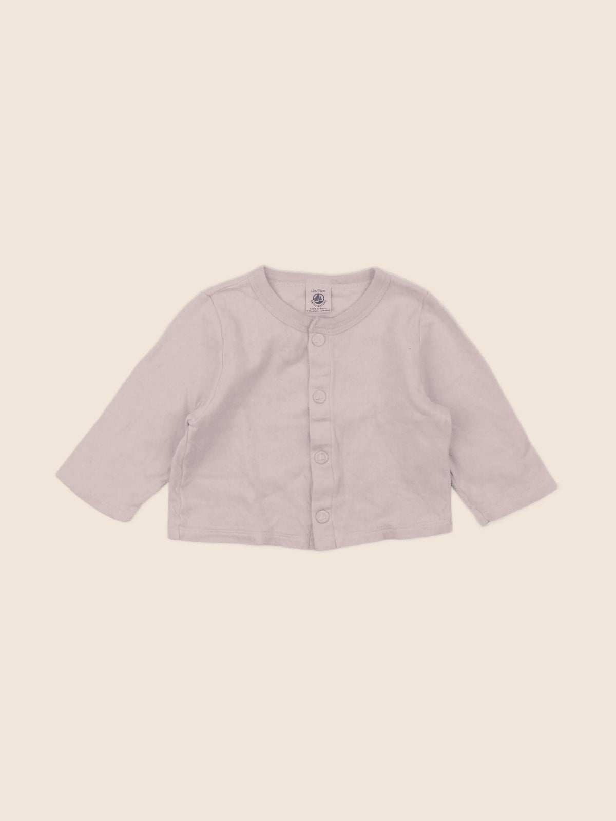 Petit Bateau - sweat rose - 12 mois