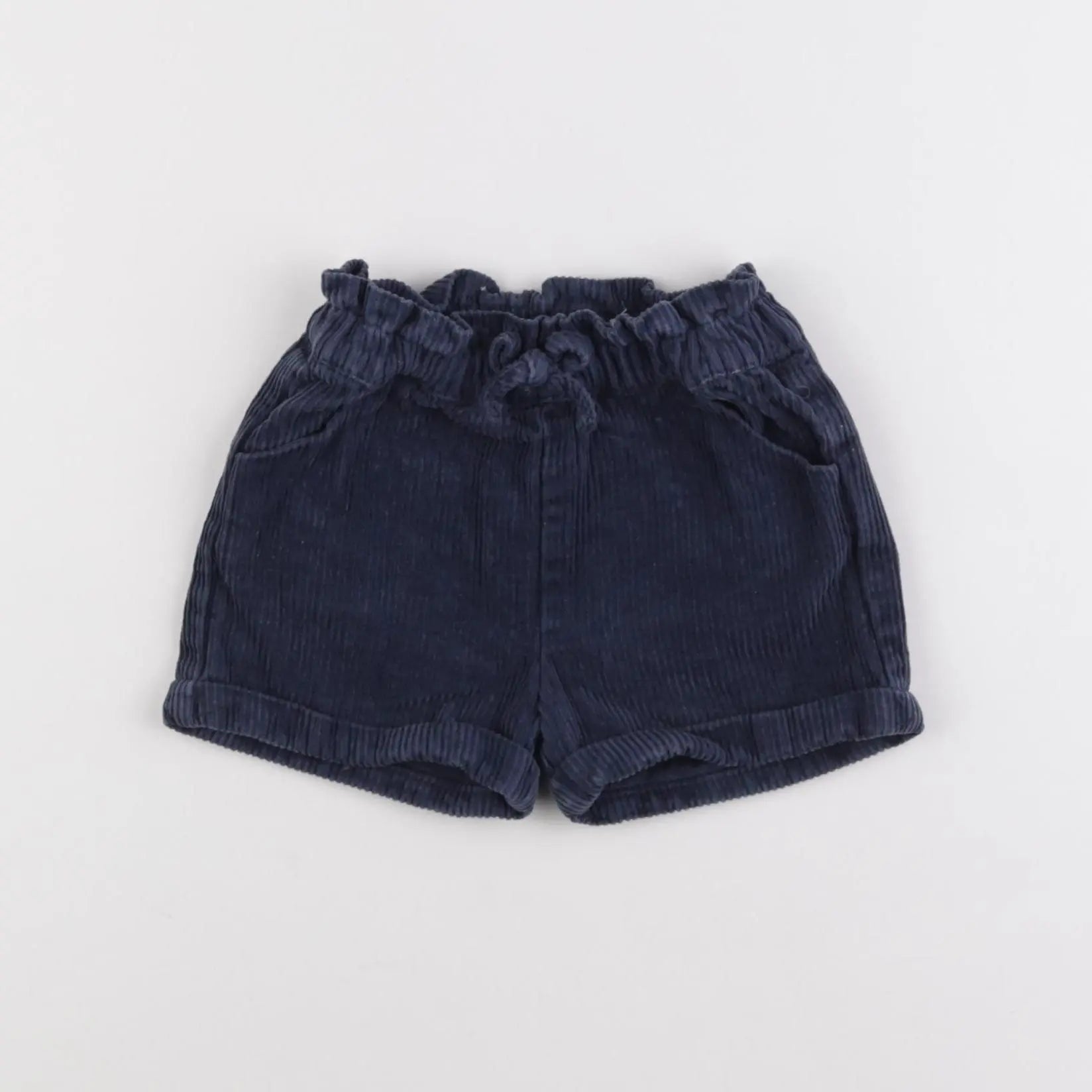Vertbaudet - short bleu - 12 mois