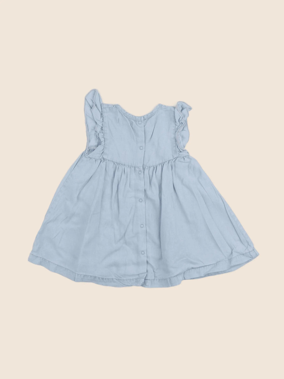 Vertbaudet - robe bleu - 9 mois