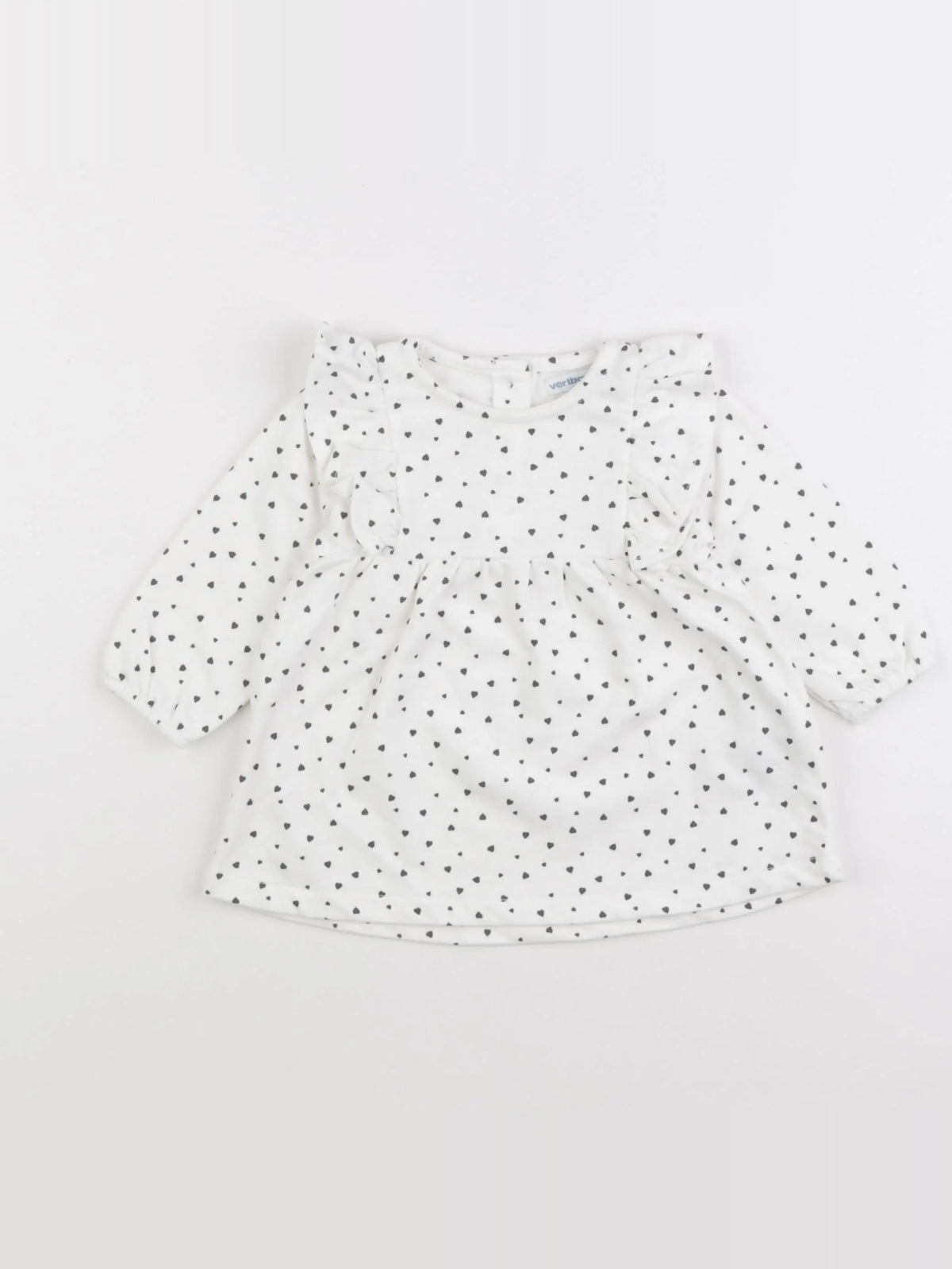 Vertbaudet - robe blanc - 9 mois