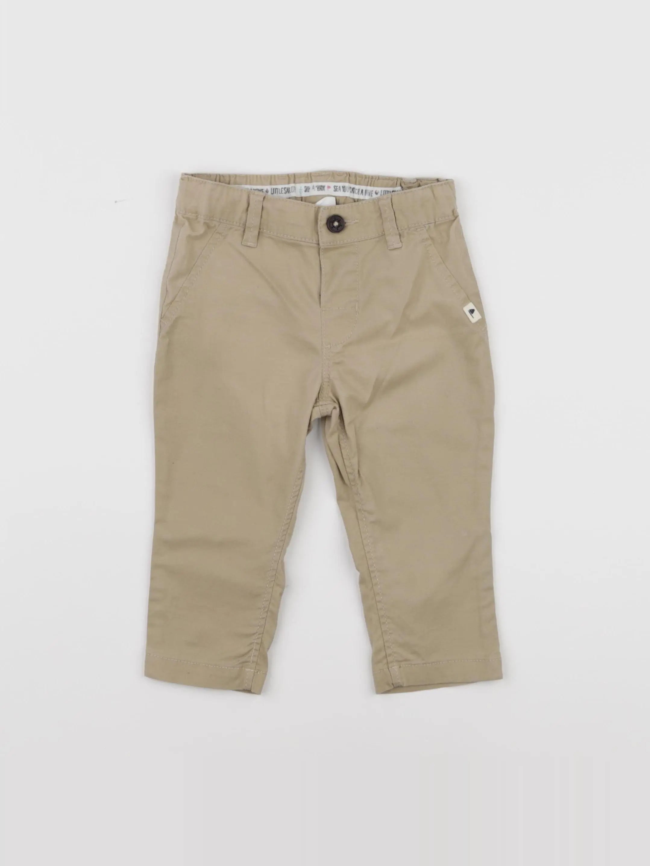H&M - pantalon beige - 6/9 mois