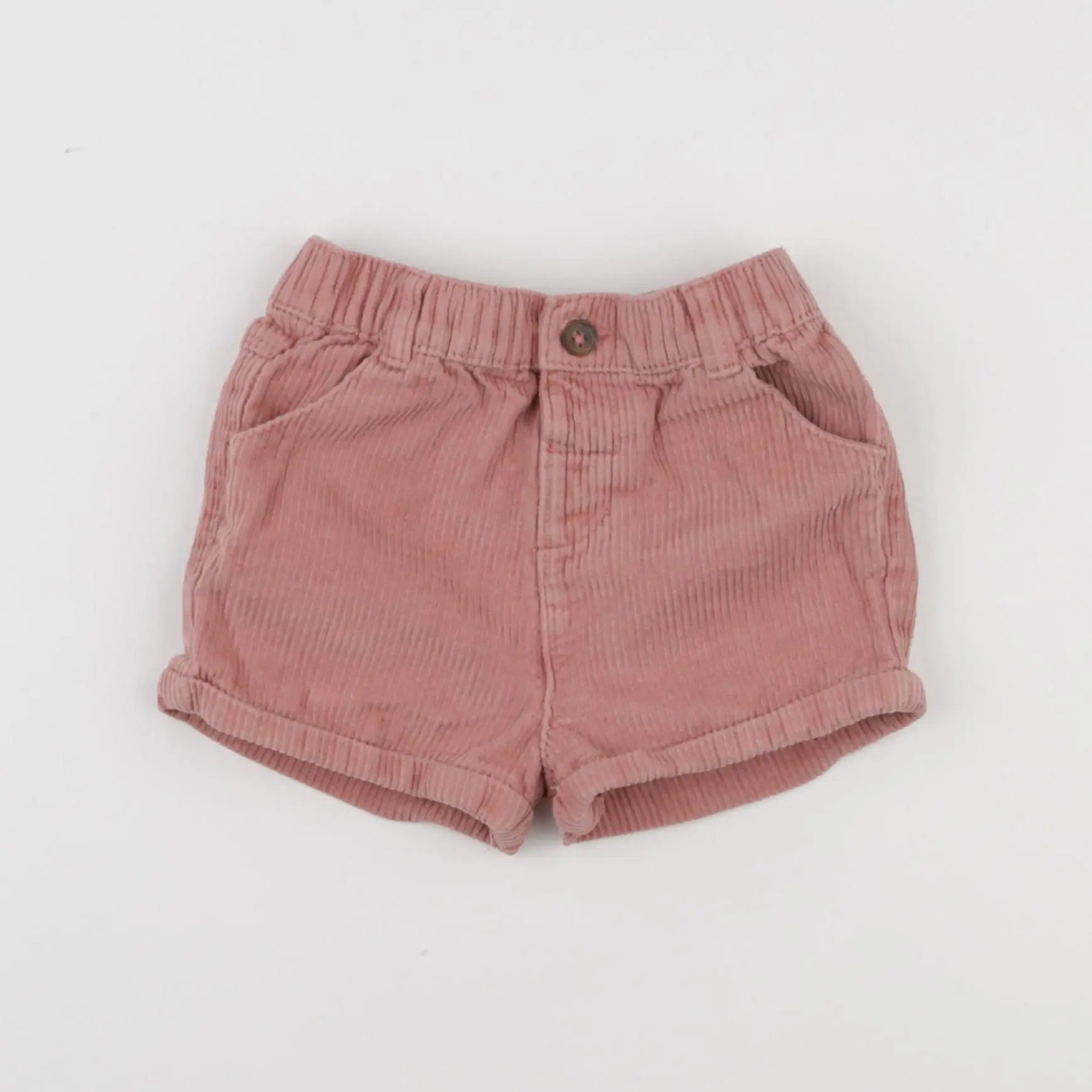 Vertbaudet - short rose - 12 mois