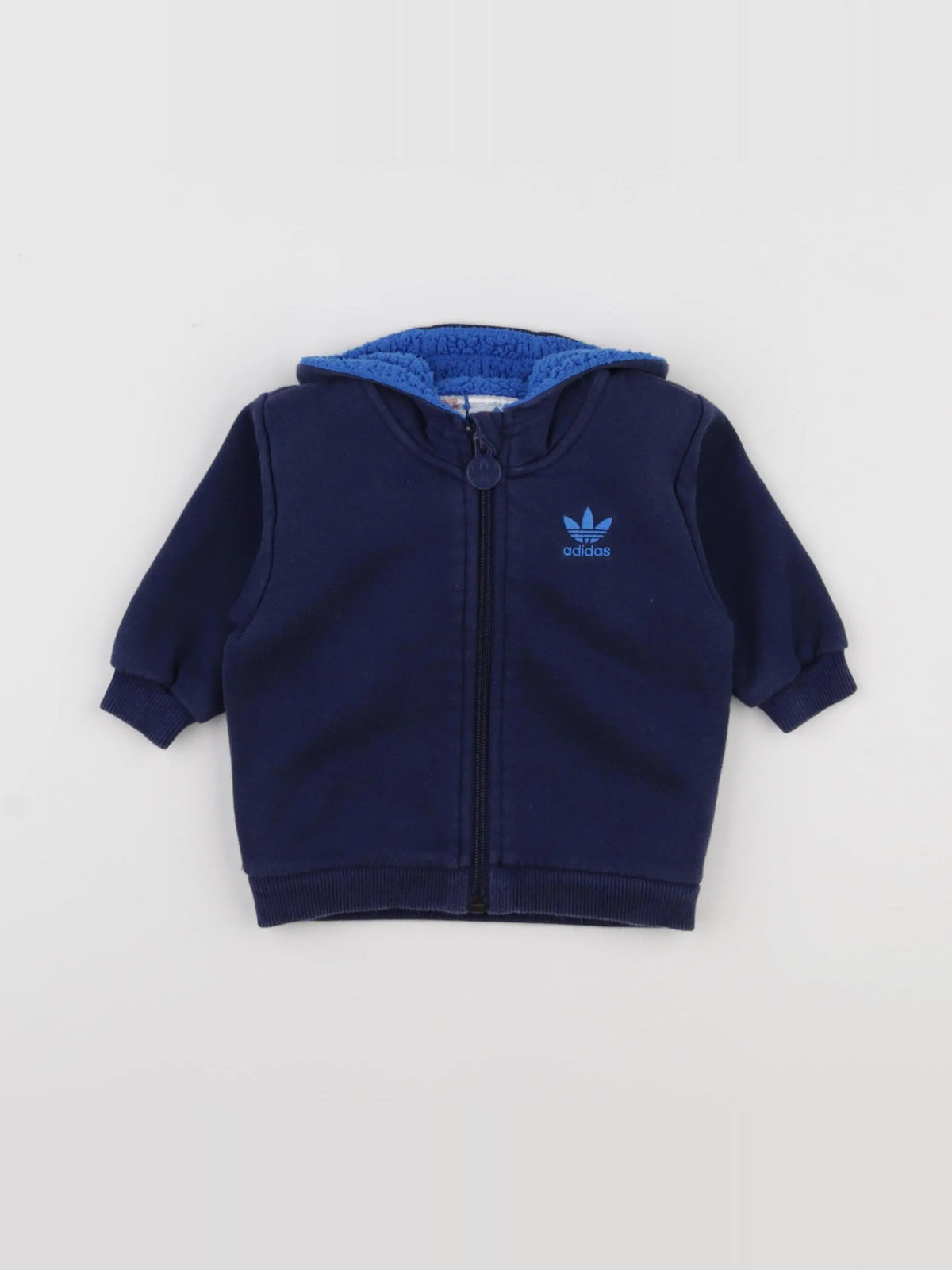 Adidas - sweat bleu - 6 mois