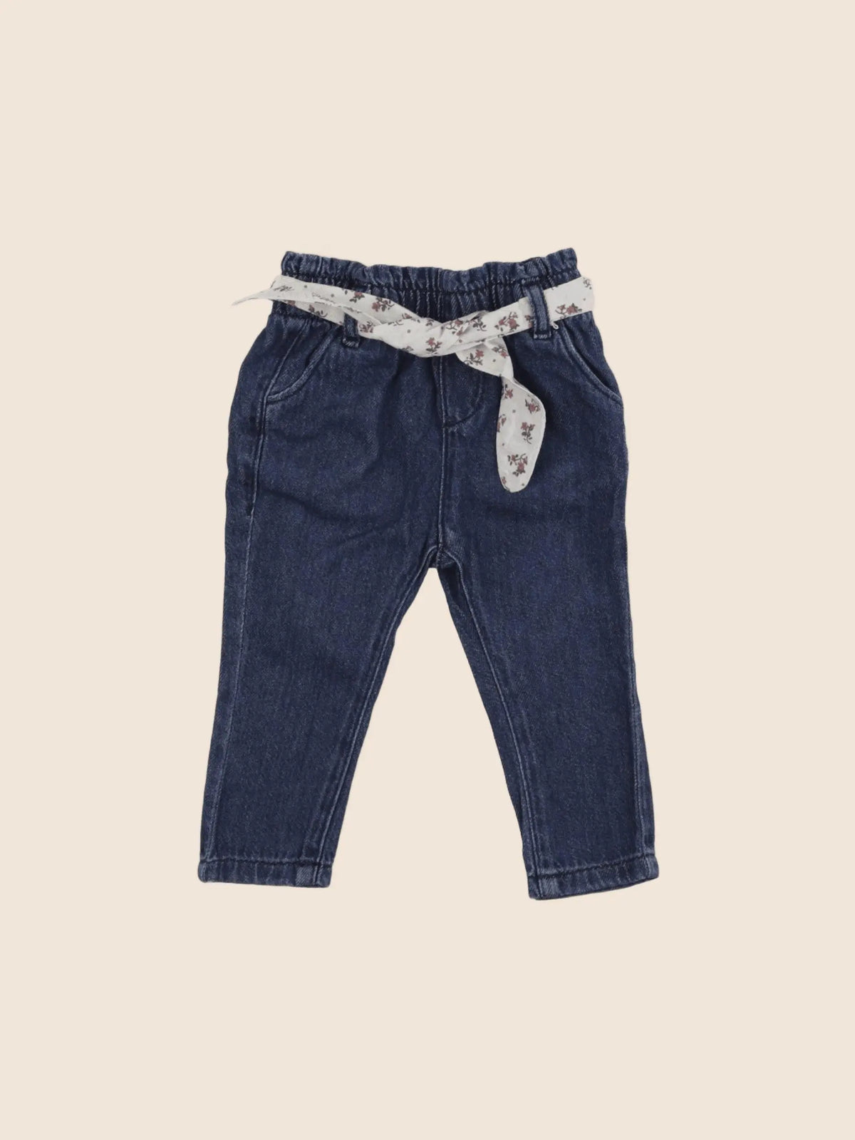 Vertbaudet - jegging bleu - 6 mois