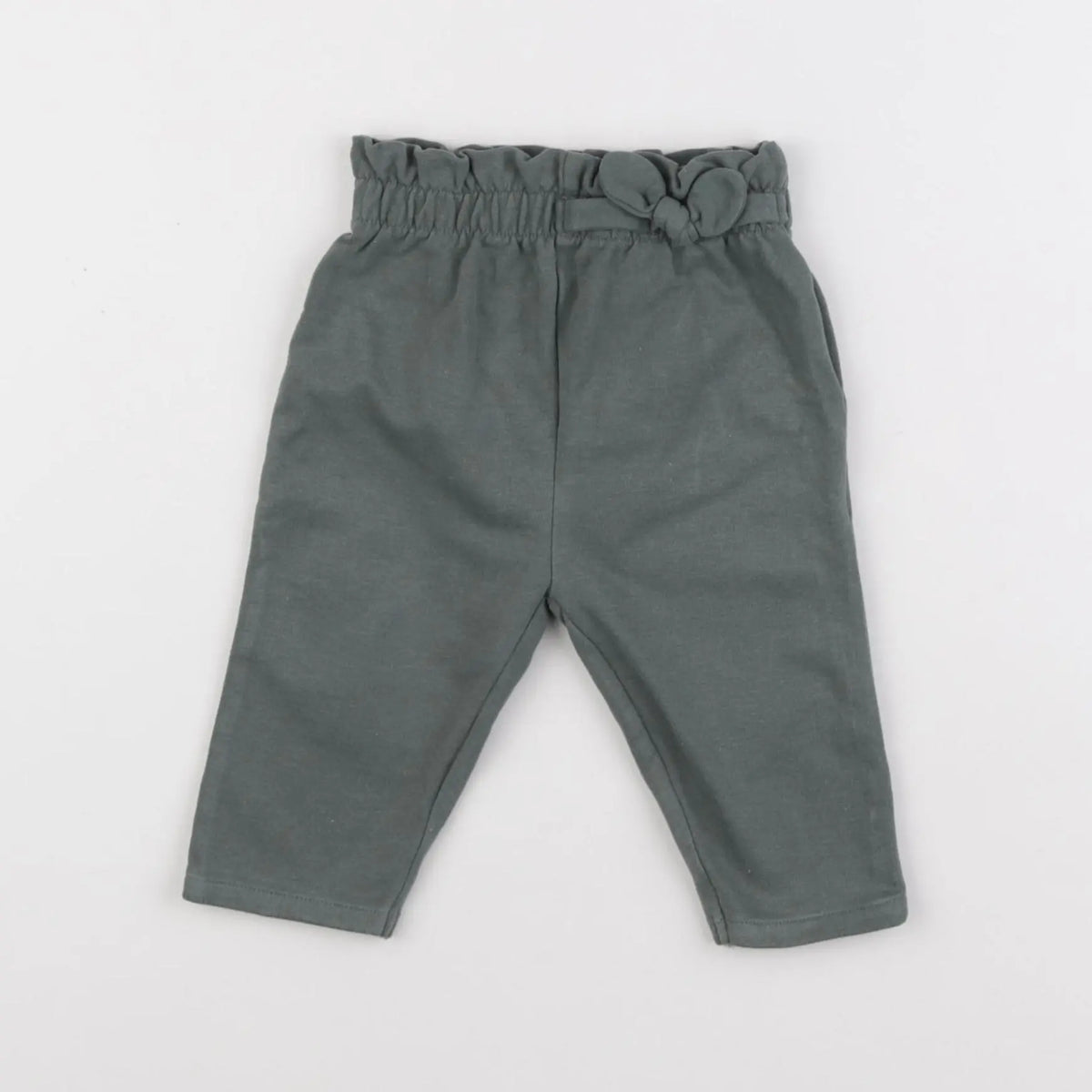 Vertbaudet - pantalon vert - 6 mois