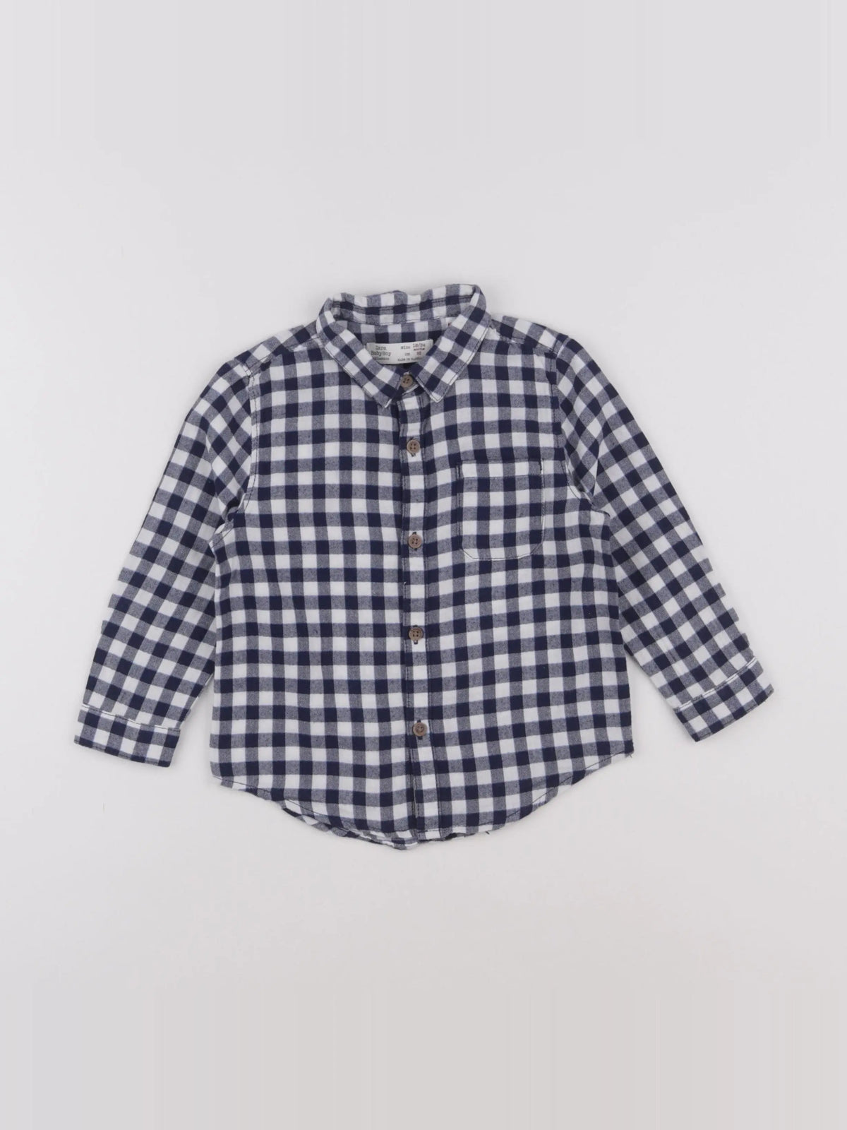Zara - chemise bleu - 18/24 mois