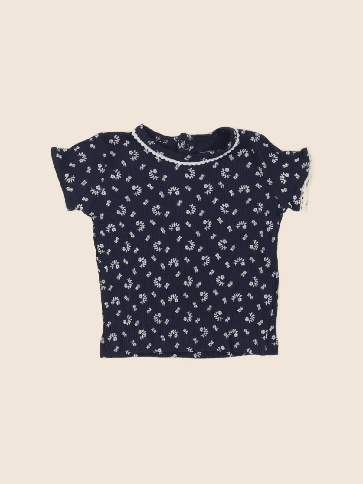 Boutchou - tee-shirt bleu - 6 mois