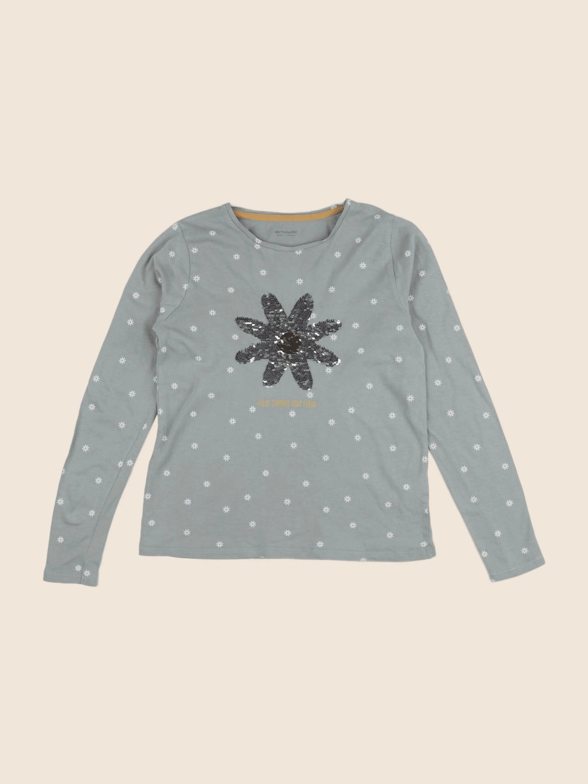 Vertbaudet - tee-shirt bleu - 10 ans