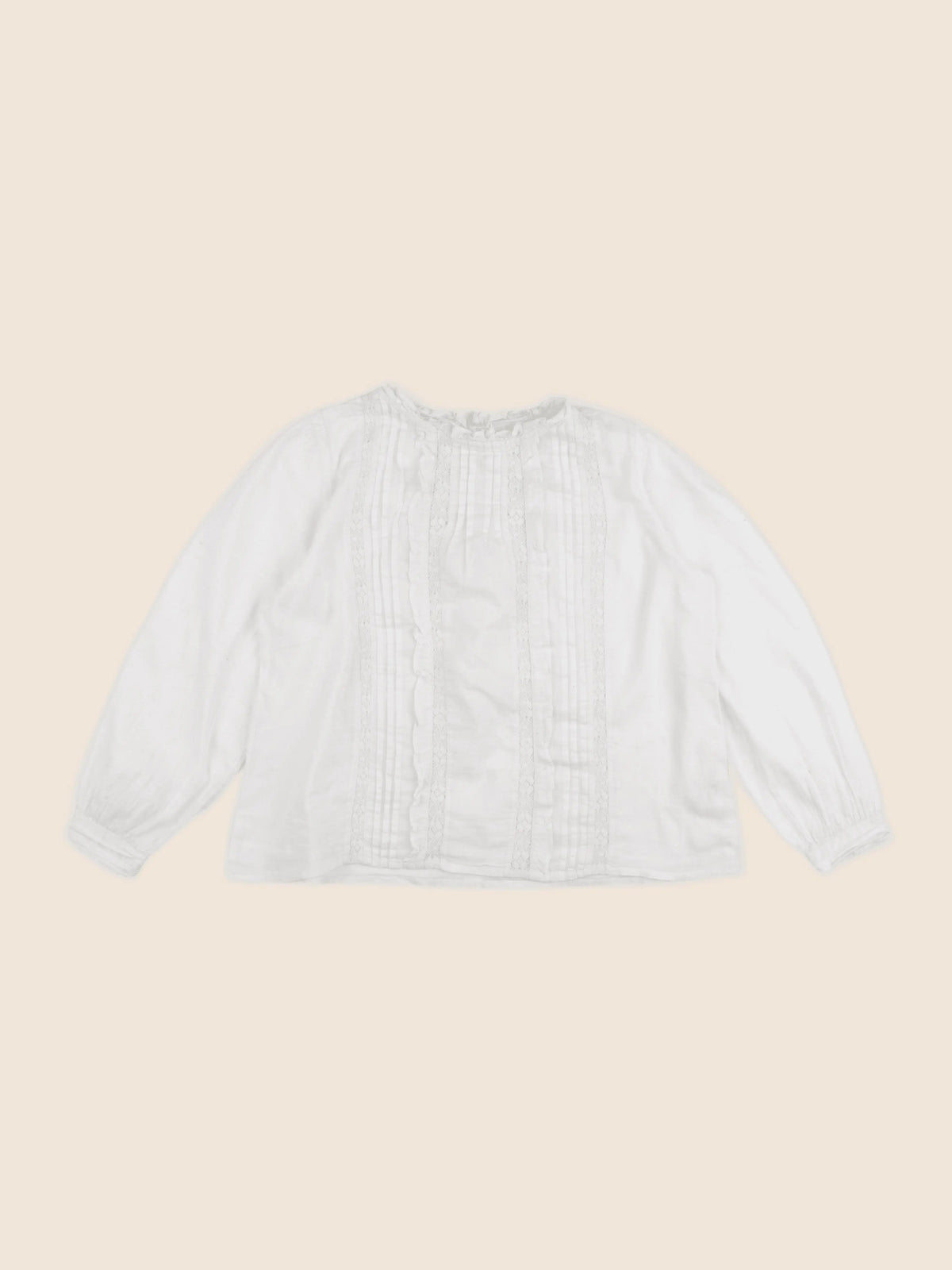 Monoprix - blouse beige - 10 ans
