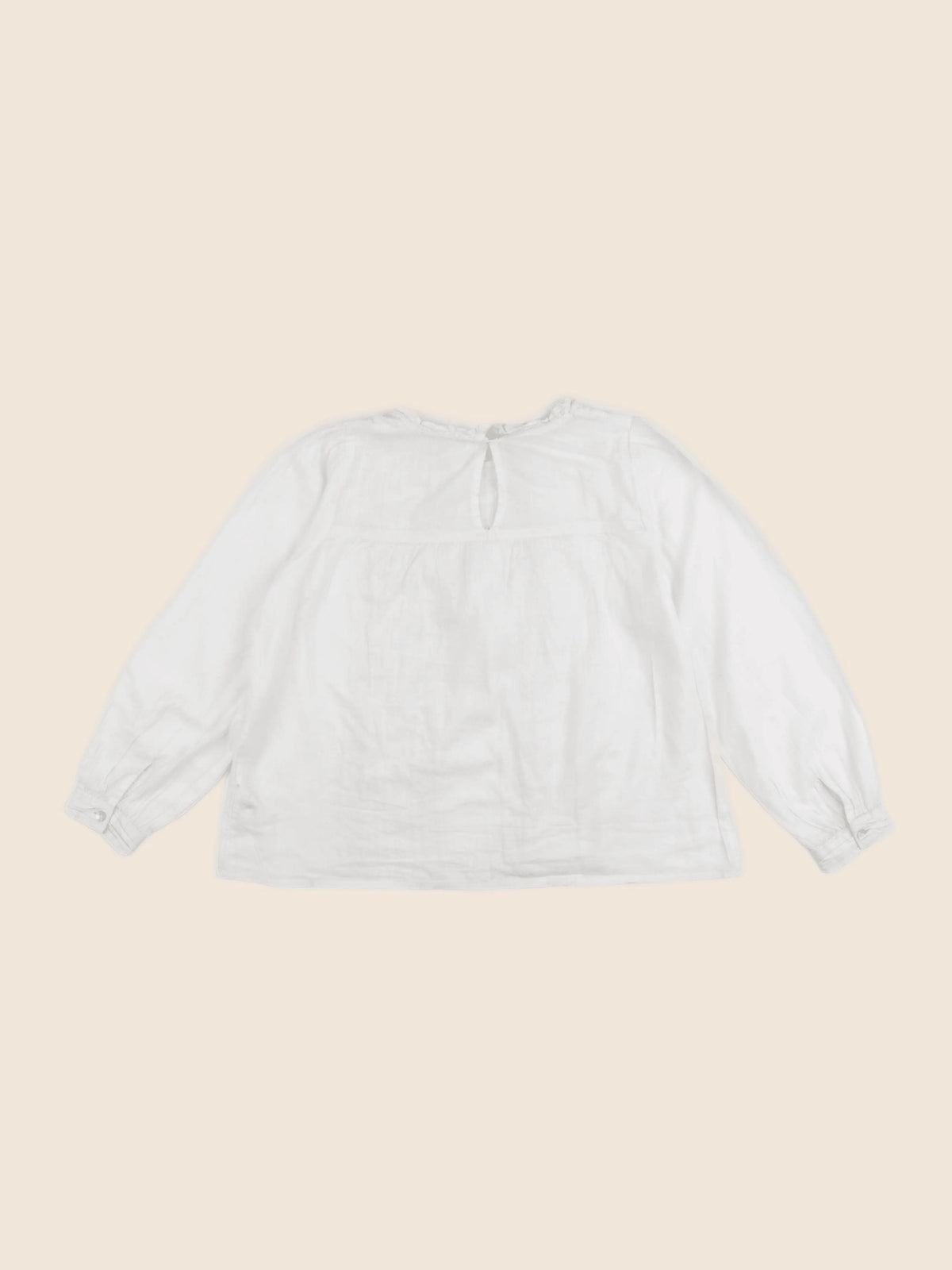 Monoprix - blouse beige - 10 ans
