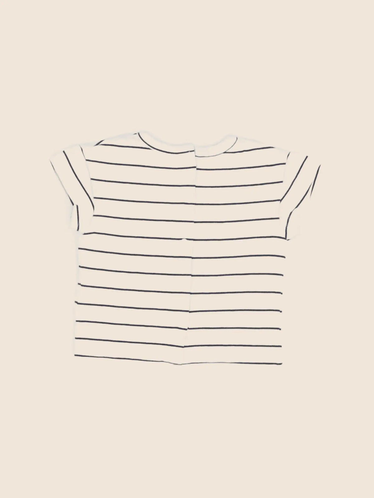 Vertbaudet - tee-shirt beige, bleu - 6 mois