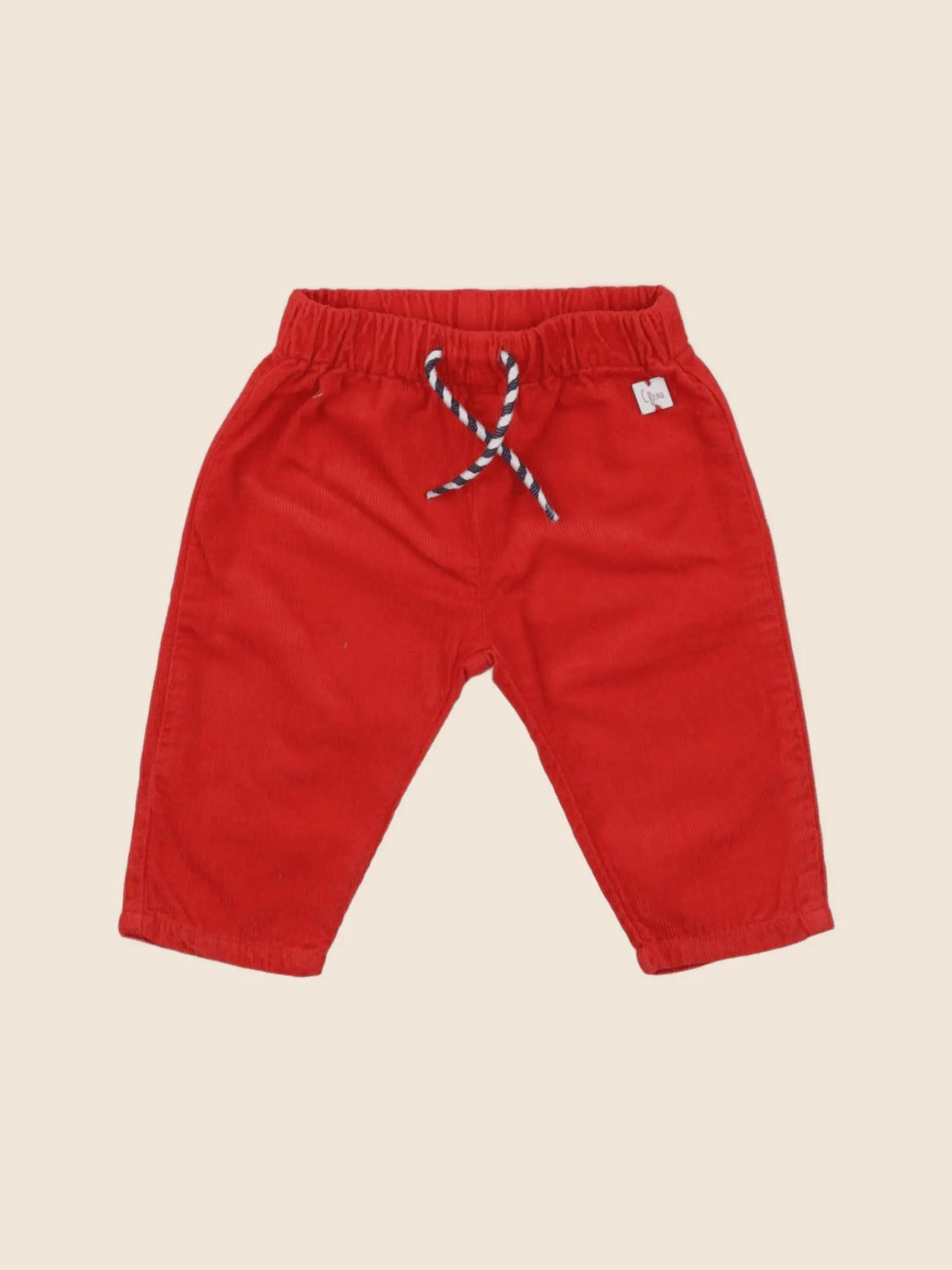 Carrément Beau - pantalon rouge - 6 mois
