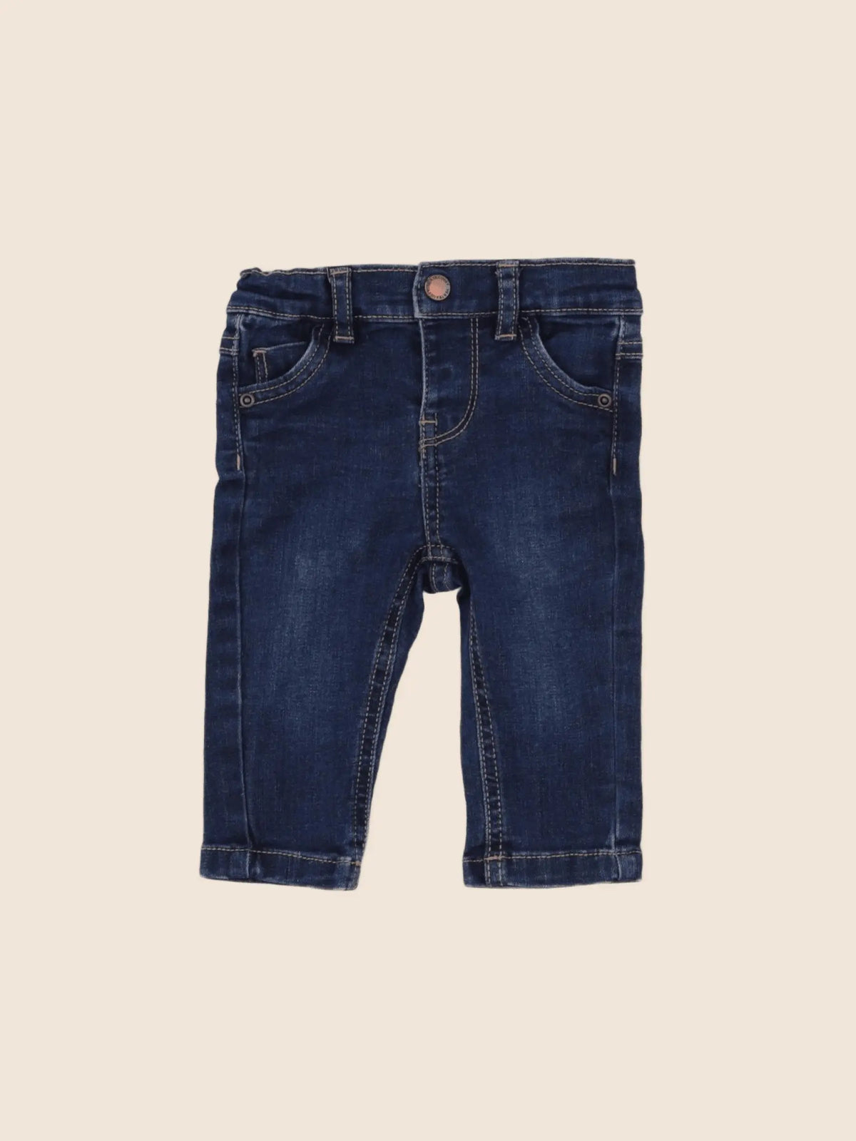 Vertbaudet - jean bleu - 3 mois