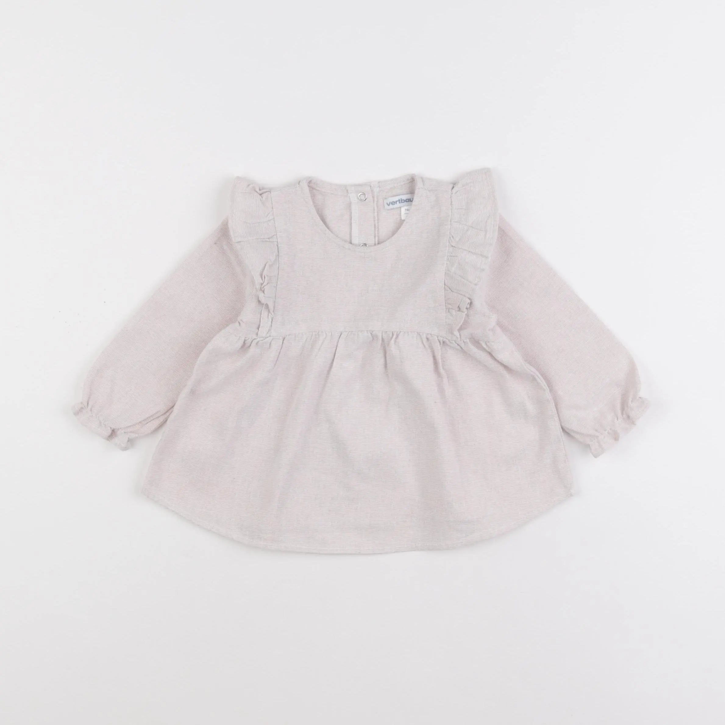 Vertbaudet - blouse rose - 12 mois