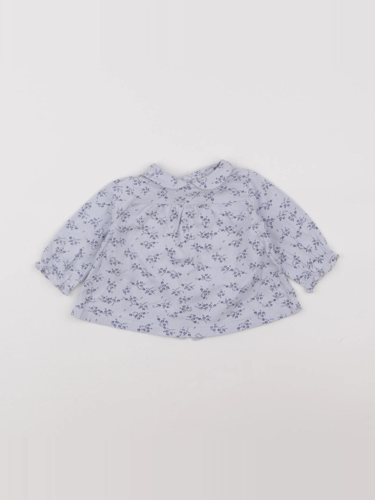 Cyrillus - tee-shirt bleu - 9 mois