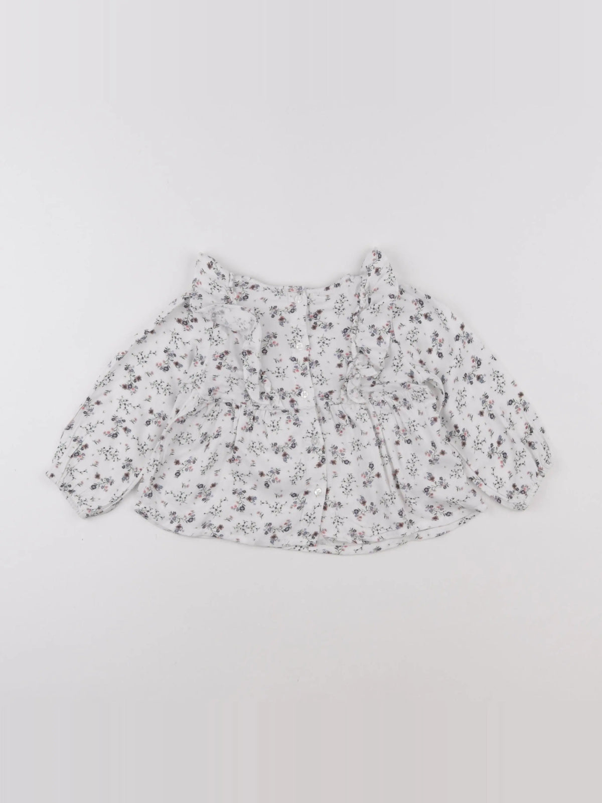 Vertbaudet - blouse blanc - 18 mois