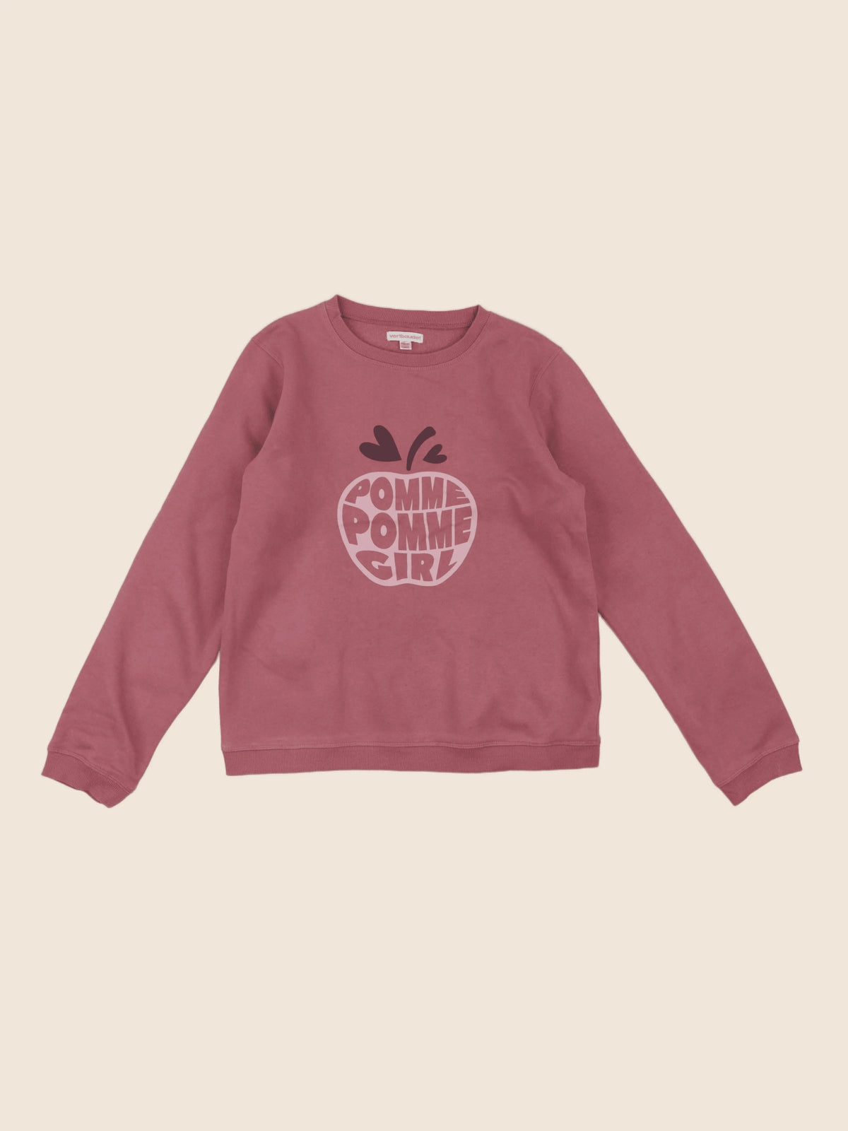 Vertbaudet - sweat rose - 12 ans