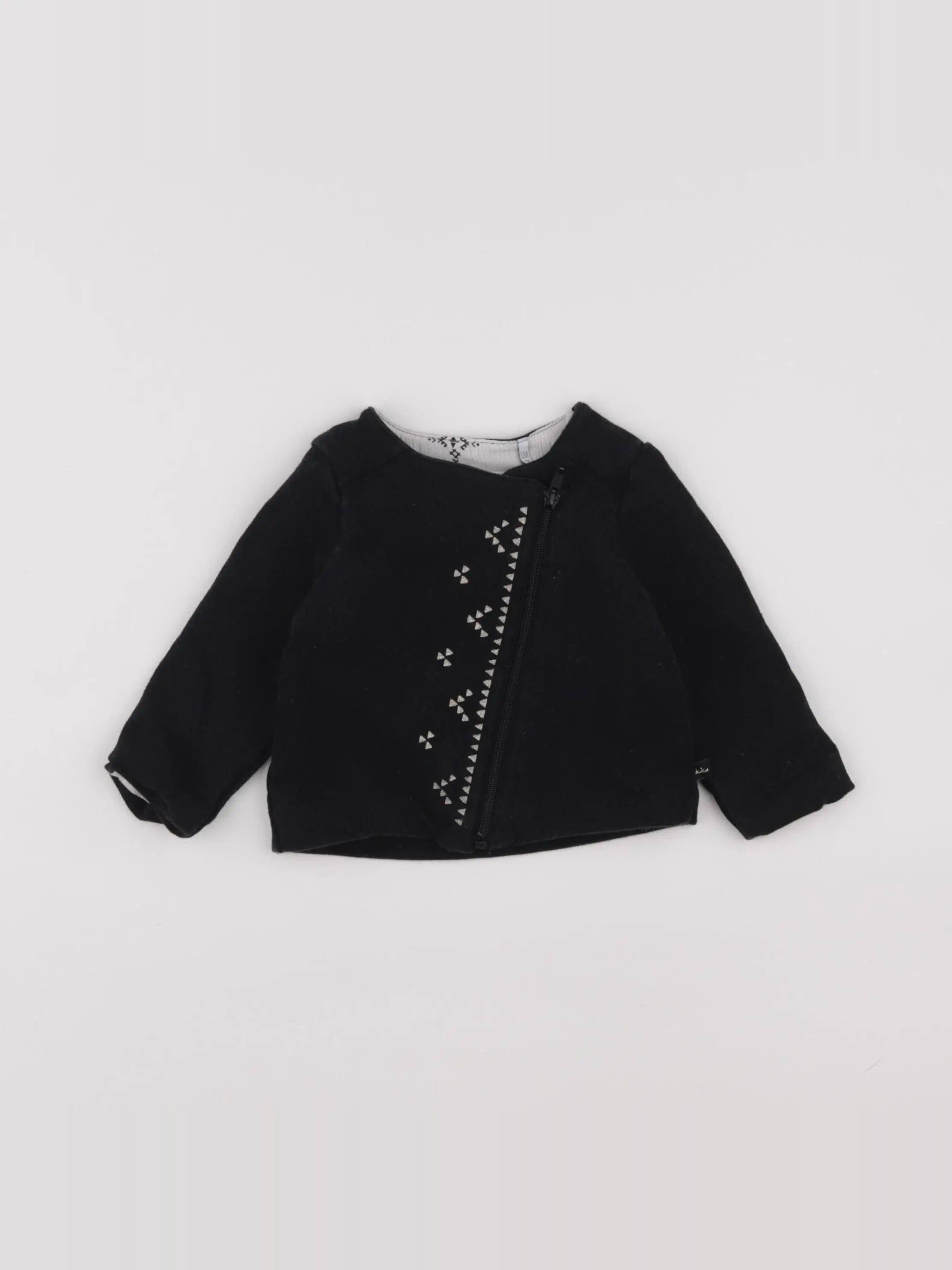 IKKS - sweat noir - 12 mois