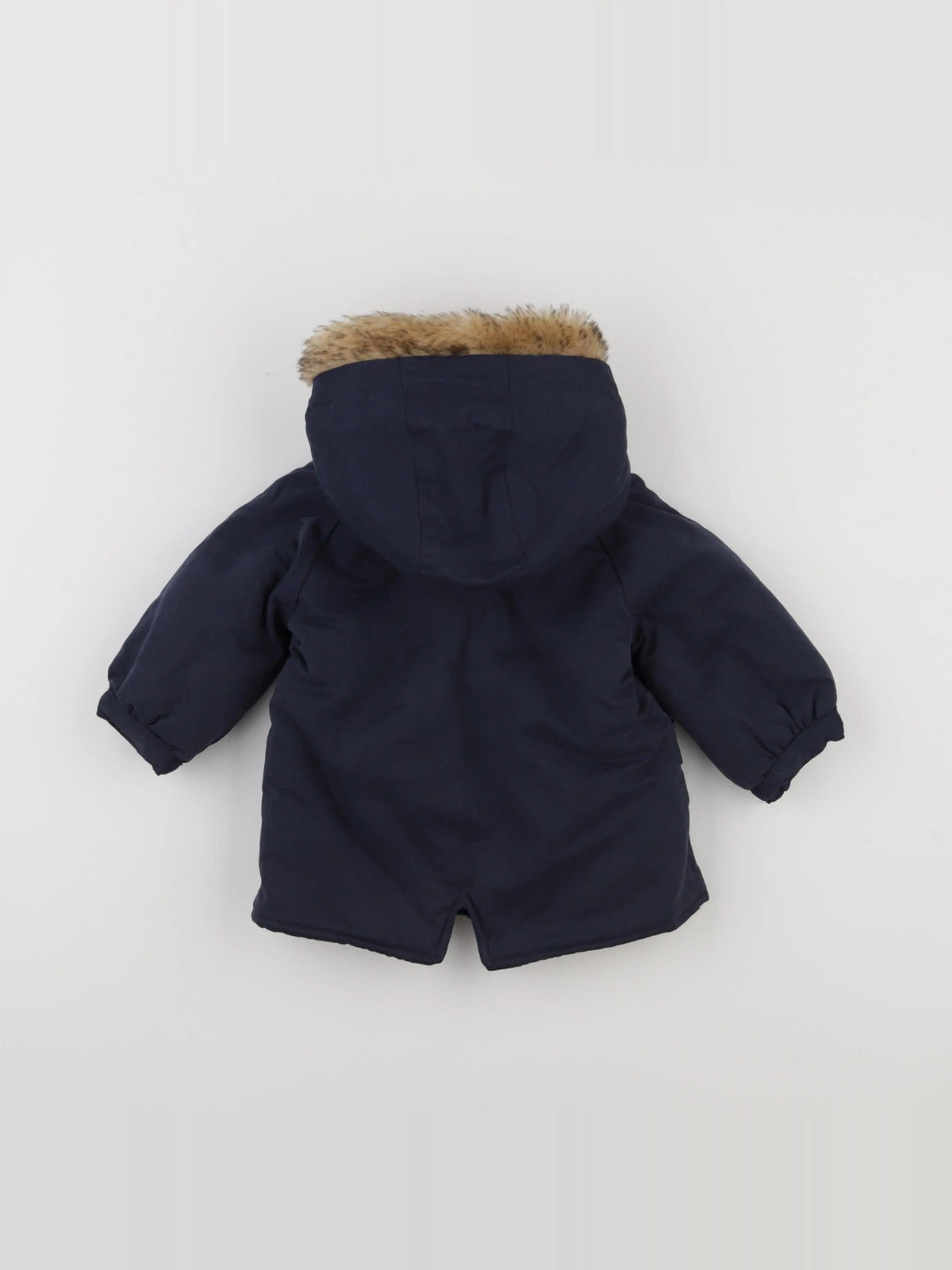 Vertbaudet - manteau bleu - 9 mois