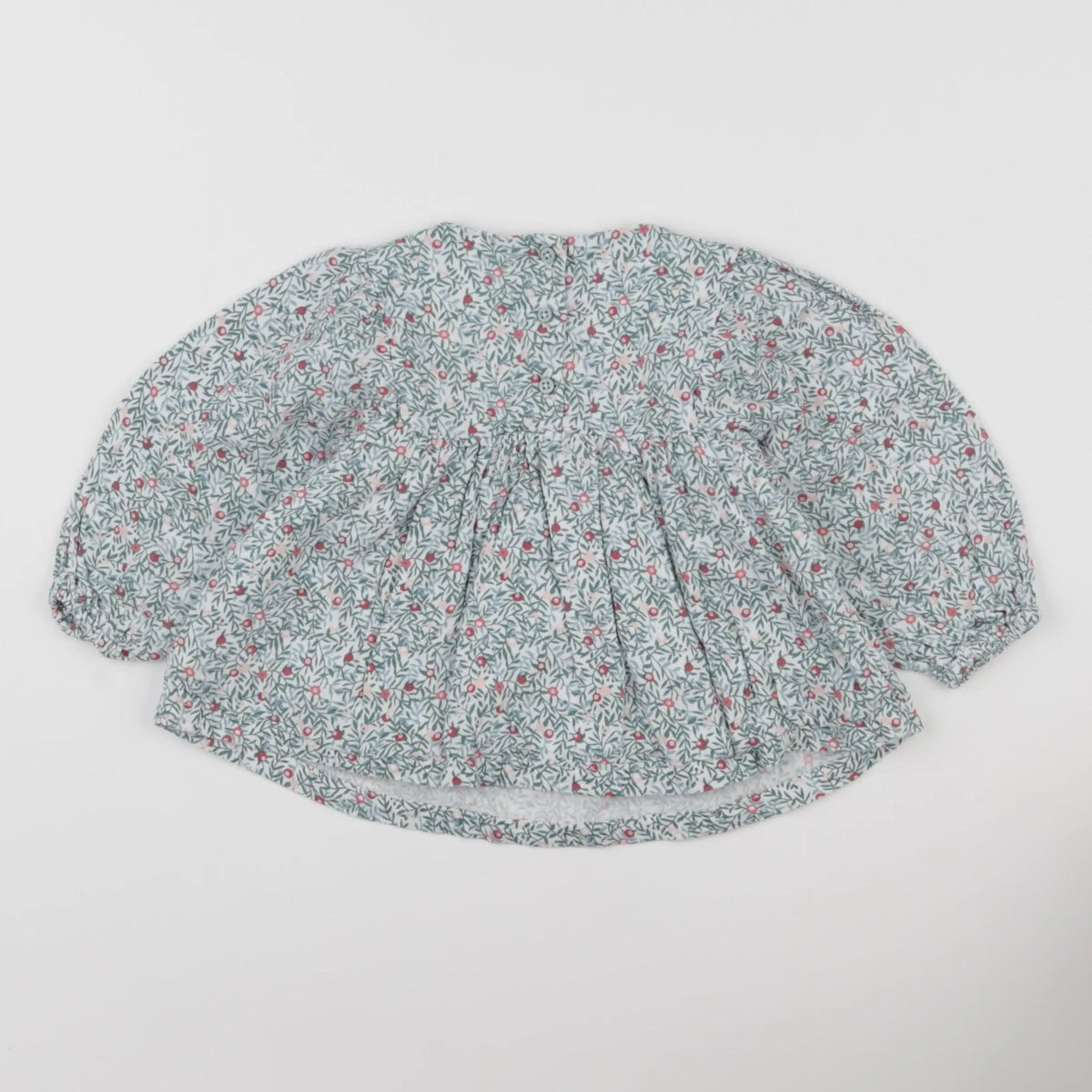 Vertbaudet - blouse vert - 18 mois