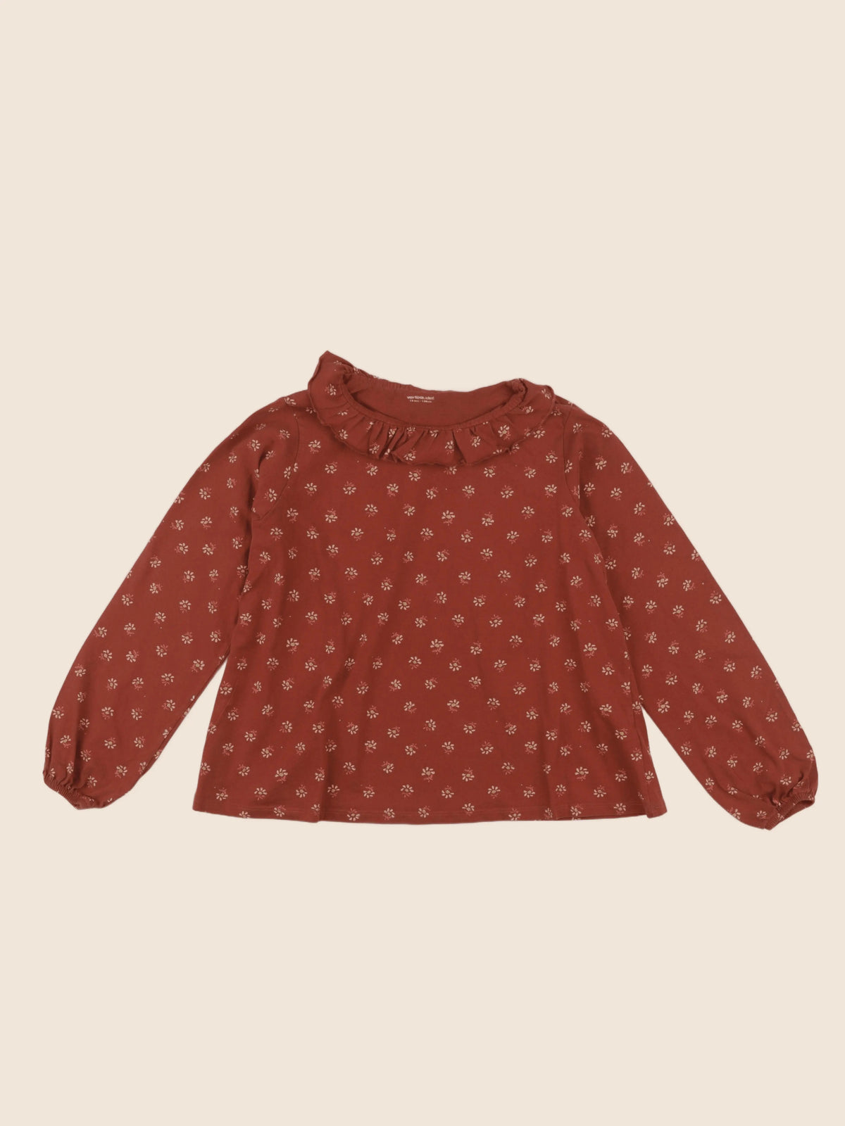 Vertbaudet - tee-shirt marron - 14 ans