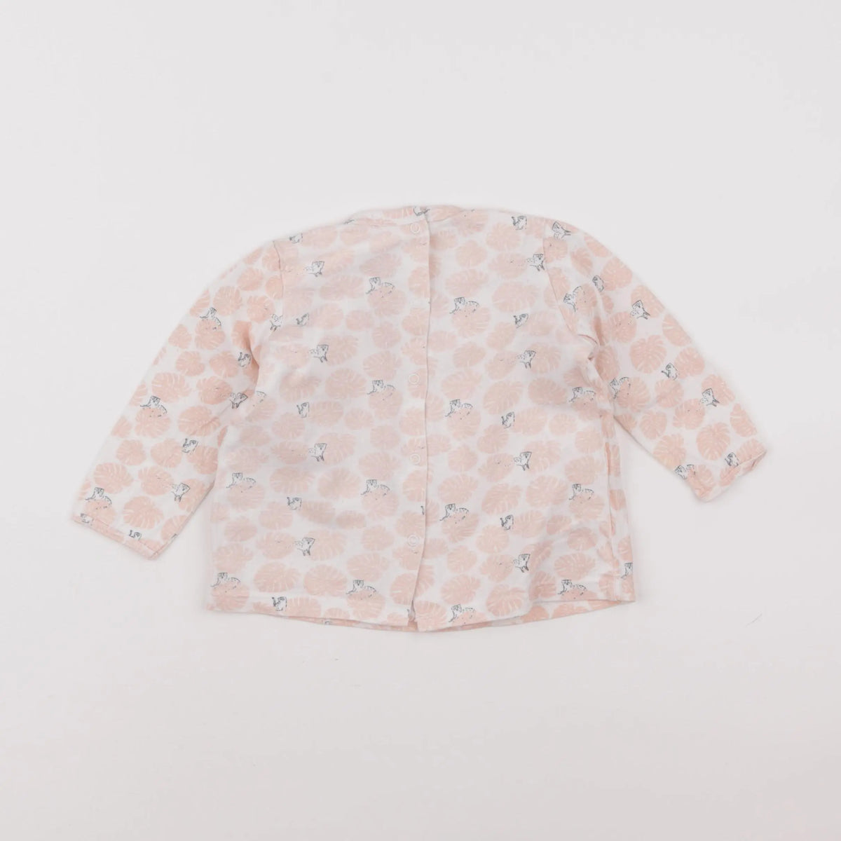 Vertbaudet - tee-shirt rose - 12 mois