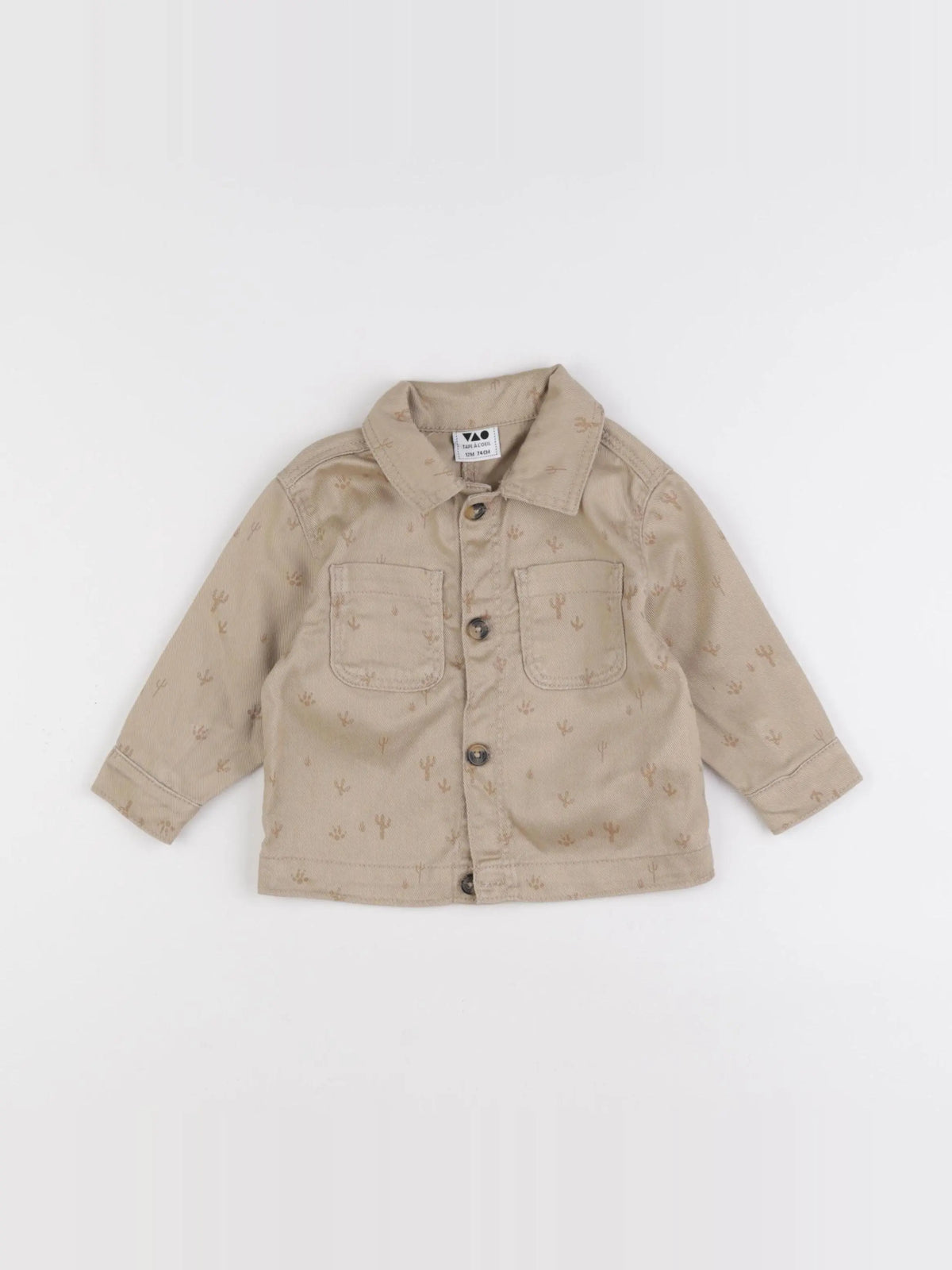 Tape à l'oeil - veste marron - 12 mois