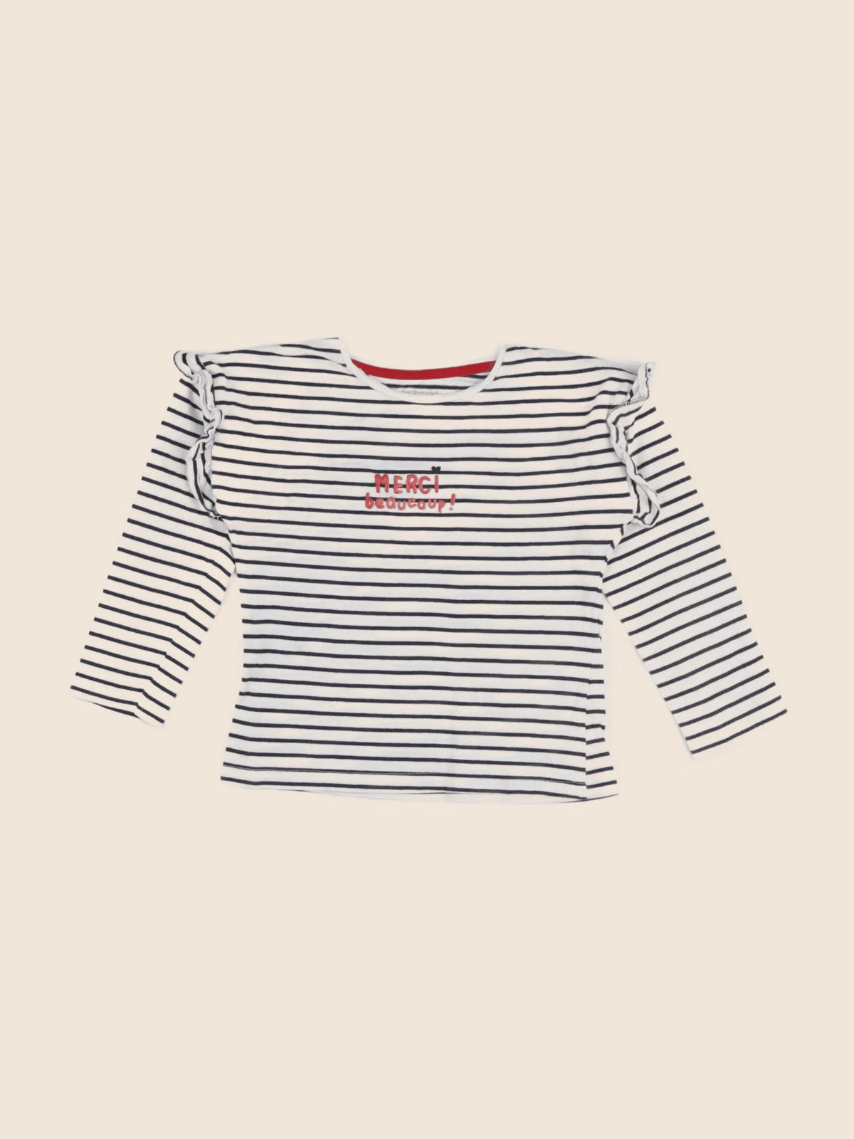 Vertbaudet - tee-shirt bleu - 6 ans
