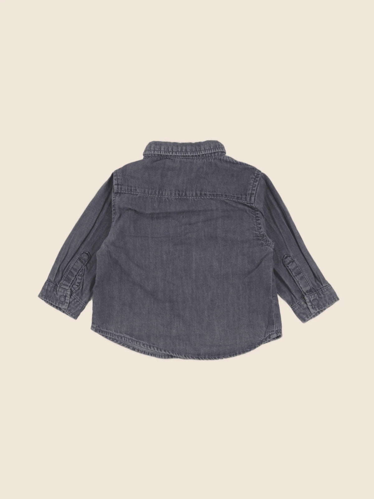Zara - chemise gris - 6/9 mois