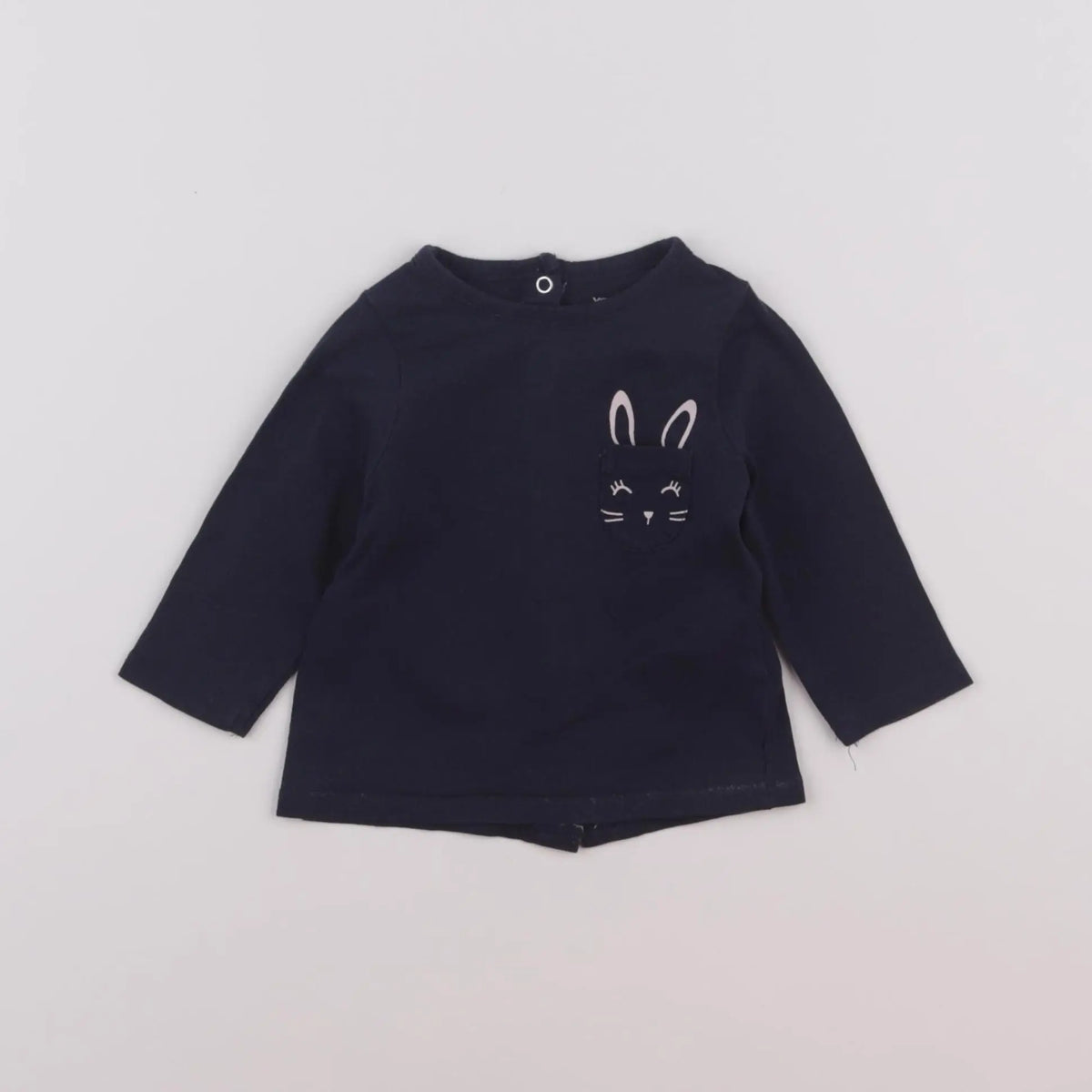 Vertbaudet - tee-shirt bleu - 3 mois
