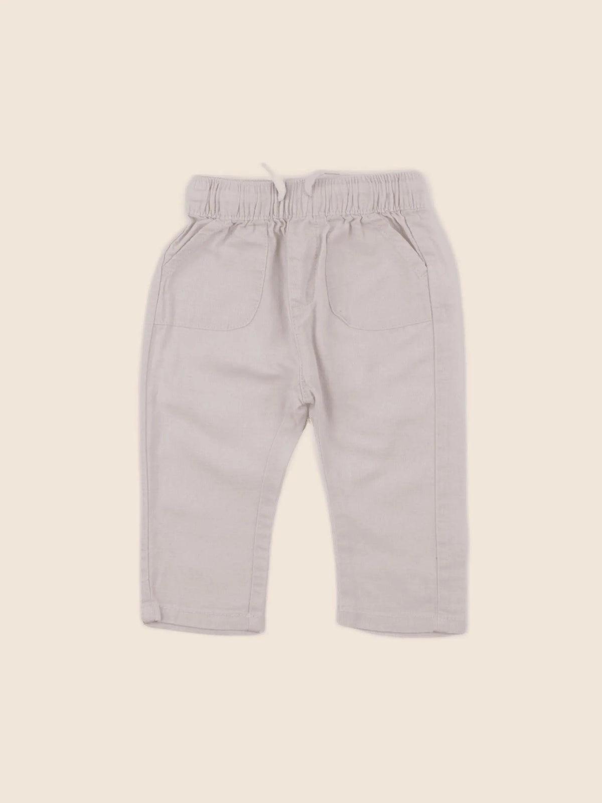 Vertbaudet - pantalon beige - 6 mois