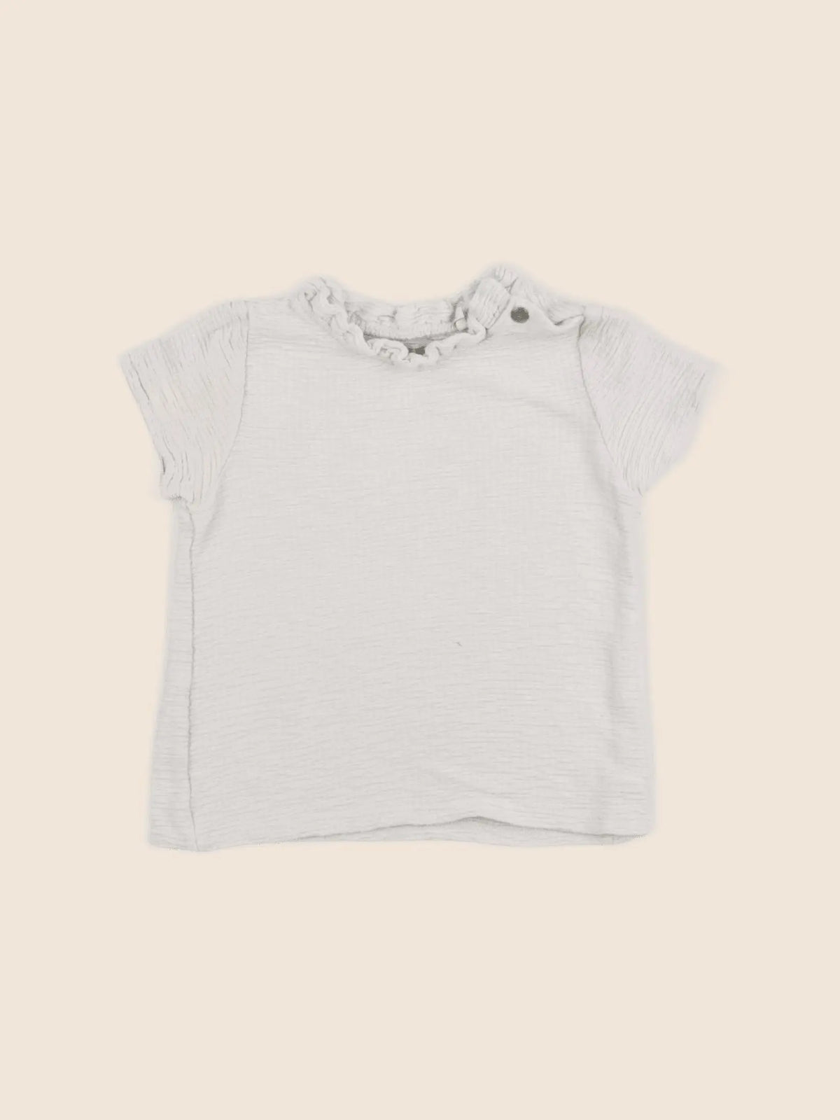 IKKS - tee-shirt beige - 12 mois