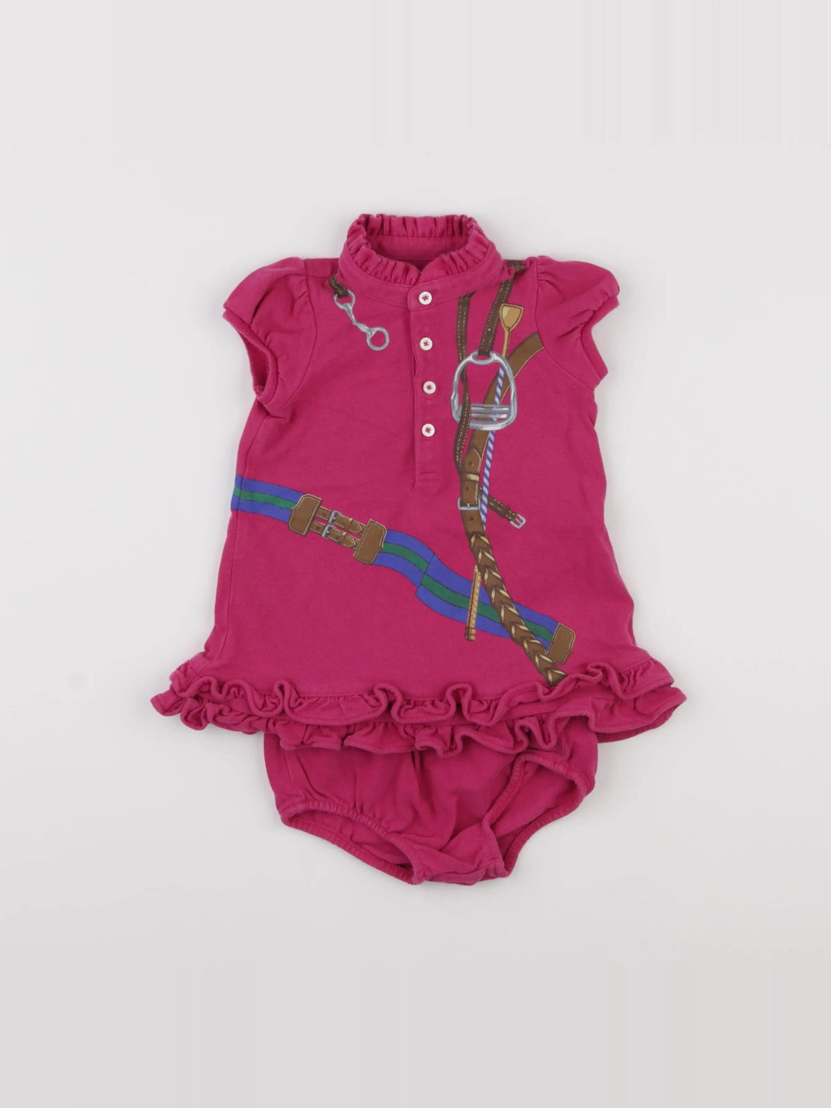 Ralph Lauren - robe rose - 9 mois