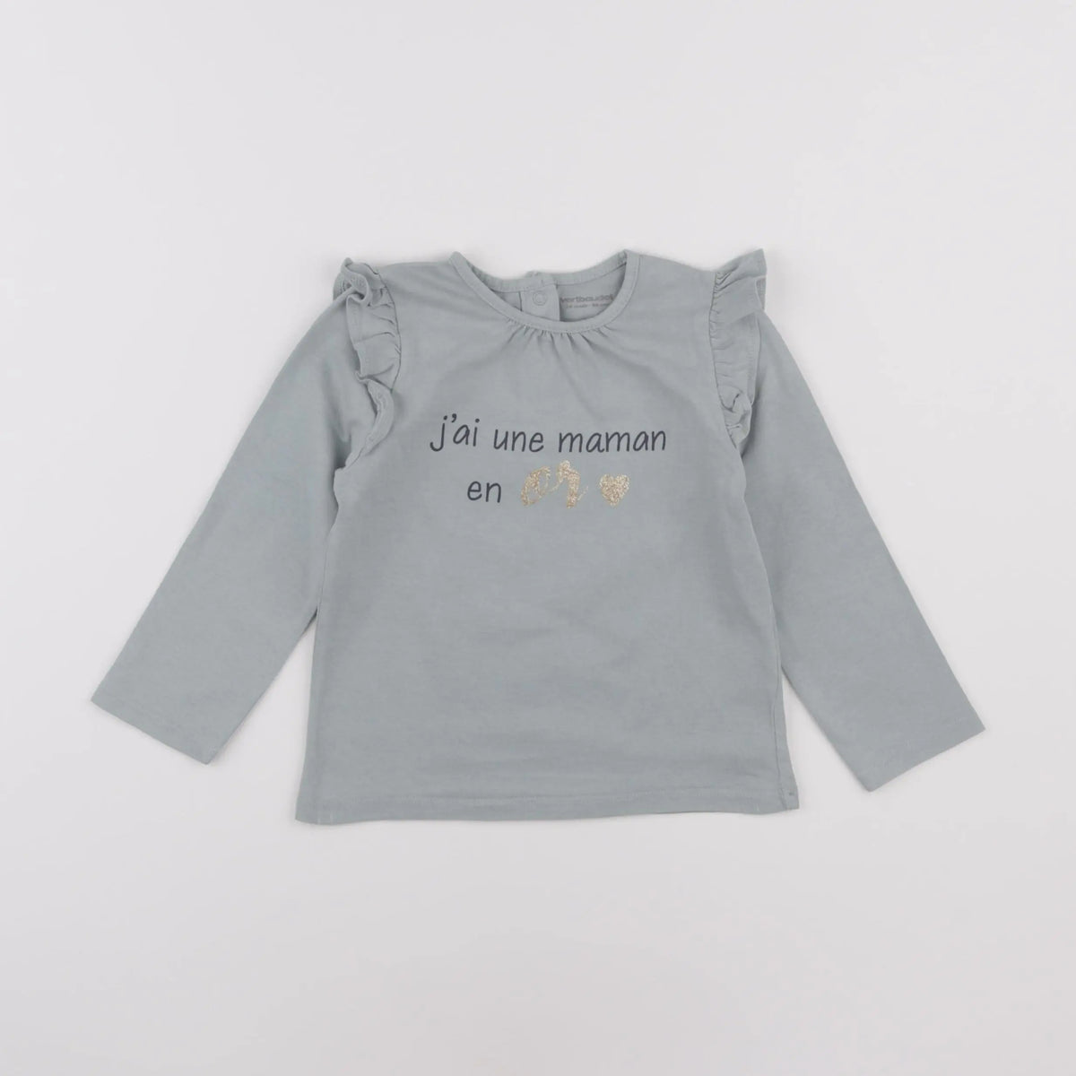 Vertbaudet - tee-shirt bleu - 24 mois