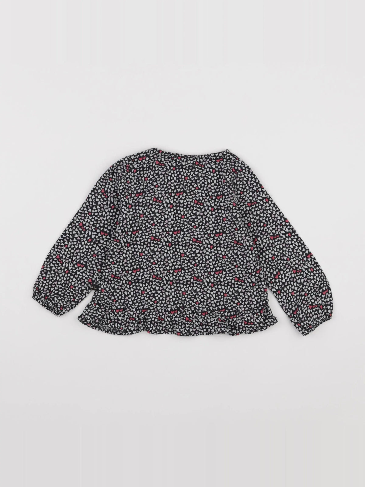 IKKS - blouse noir, blanc - 18 mois