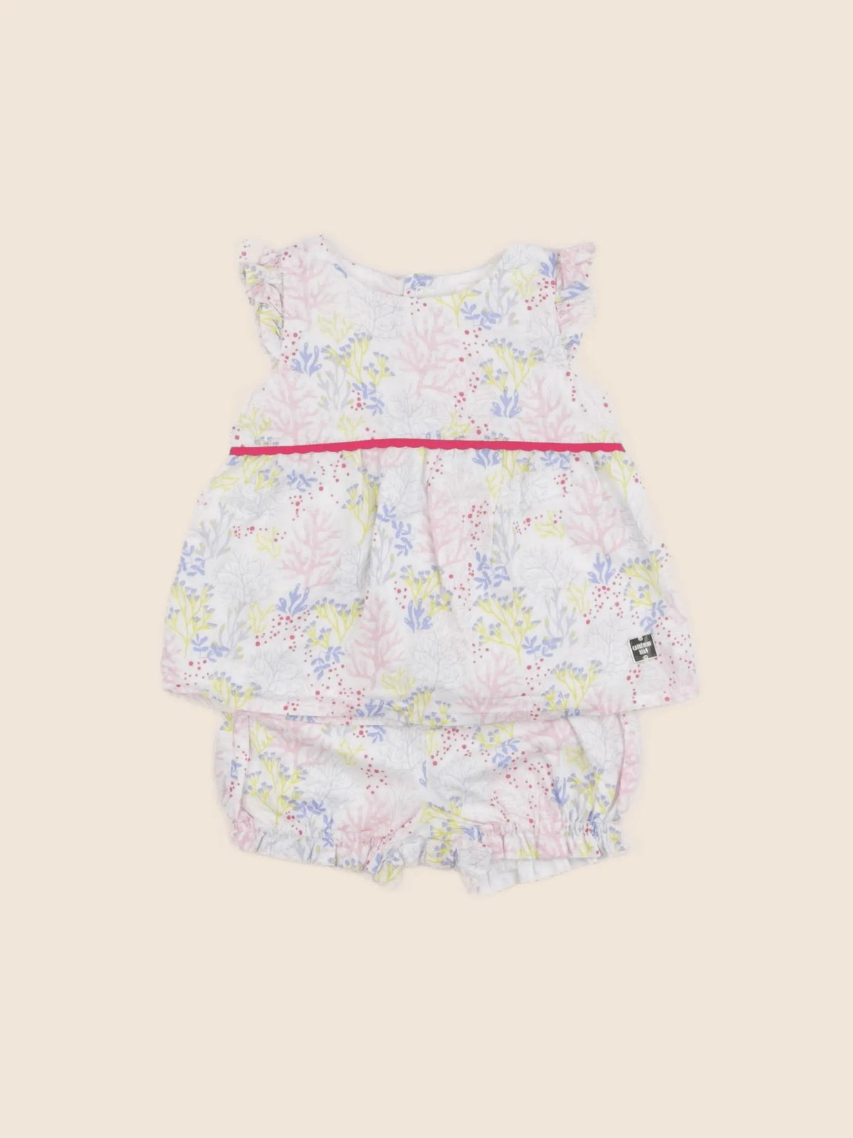 Carrément Beau - ensemble rose - 3 mois
