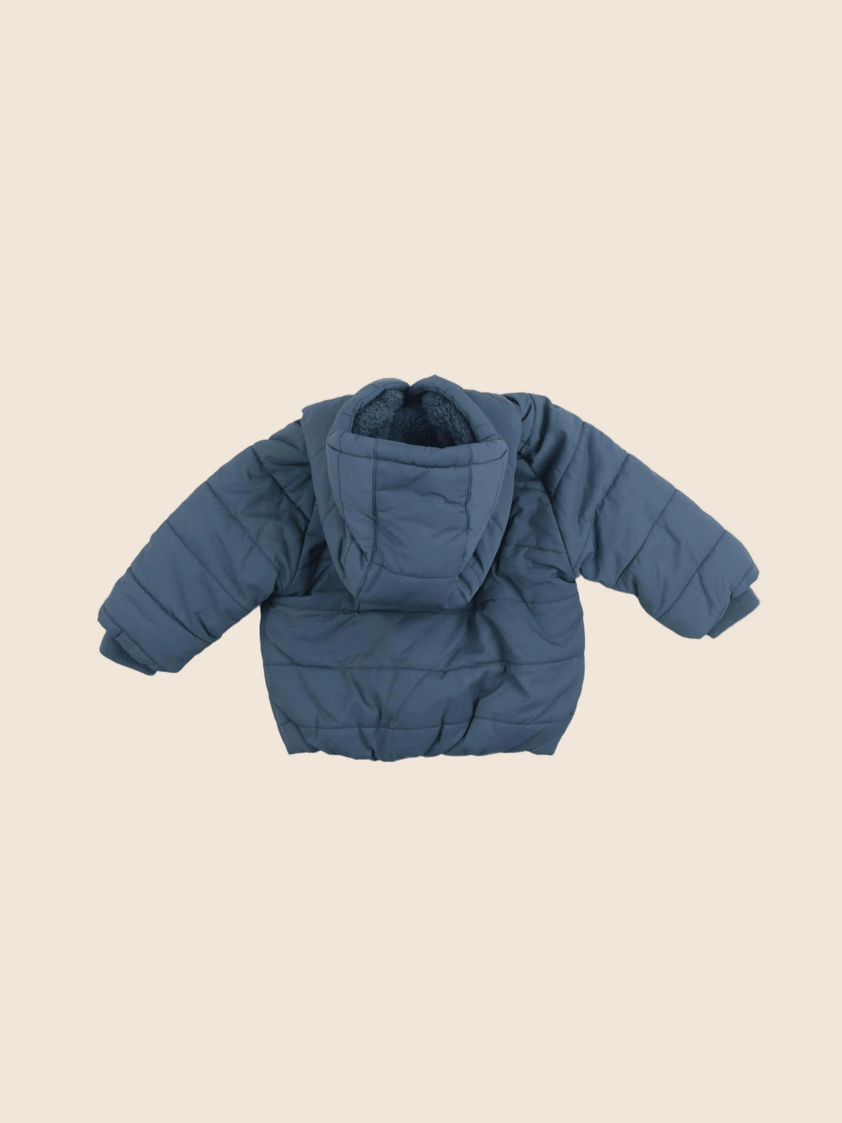 Vertbaudet - doudoune bleu - 12 mois
