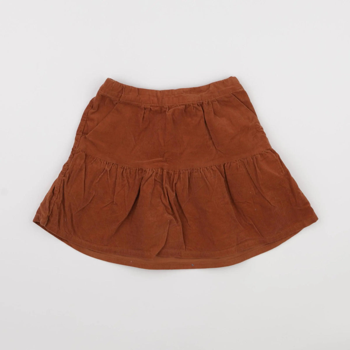 Vertbaudet - jupe marron - 6 ans