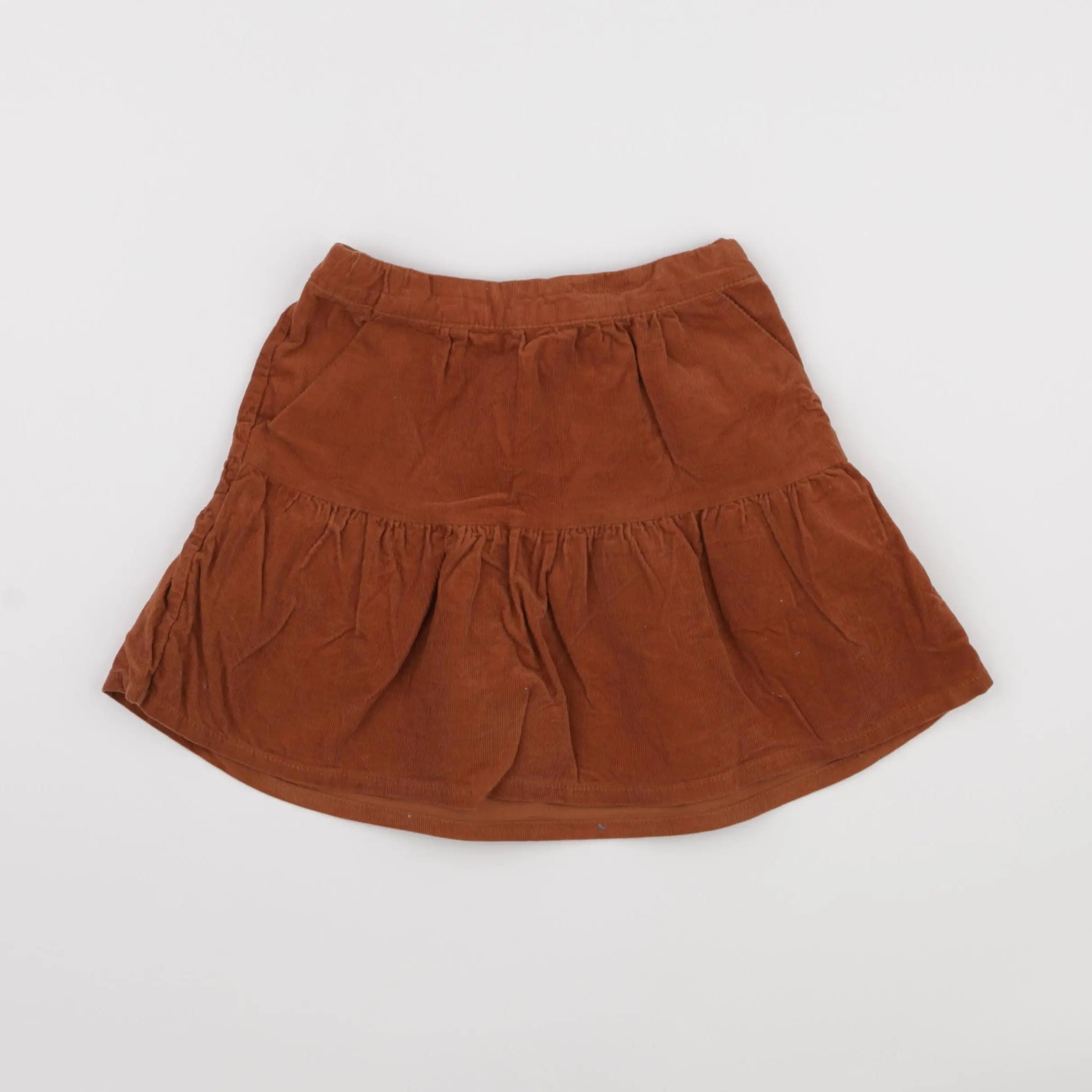 Vertbaudet - jupe marron - 6 ans