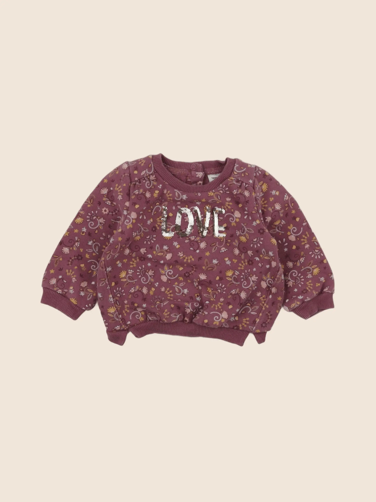 Tape à l'oeil - sweat violet - 6 mois
