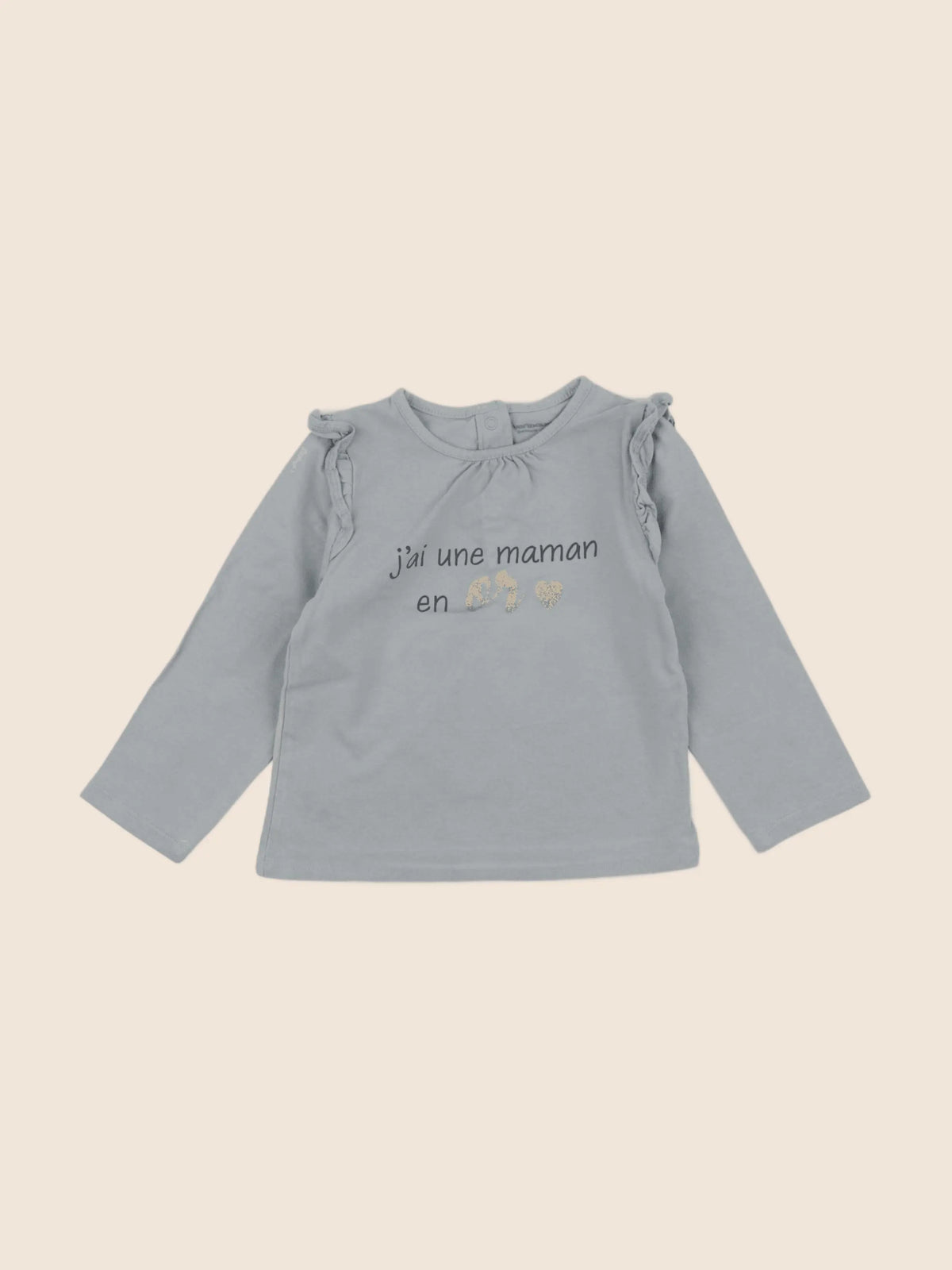Vertbaudet - tee-shirt vert - 2 ans