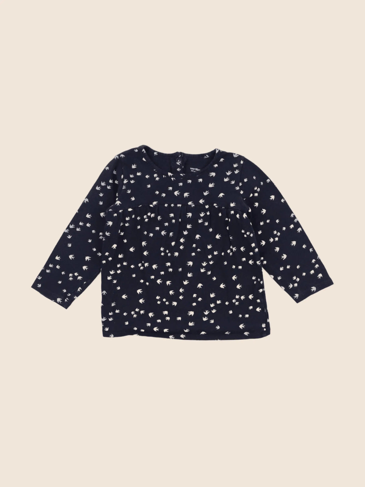 Vertbaudet - tee-shirt bleu - 2 ans