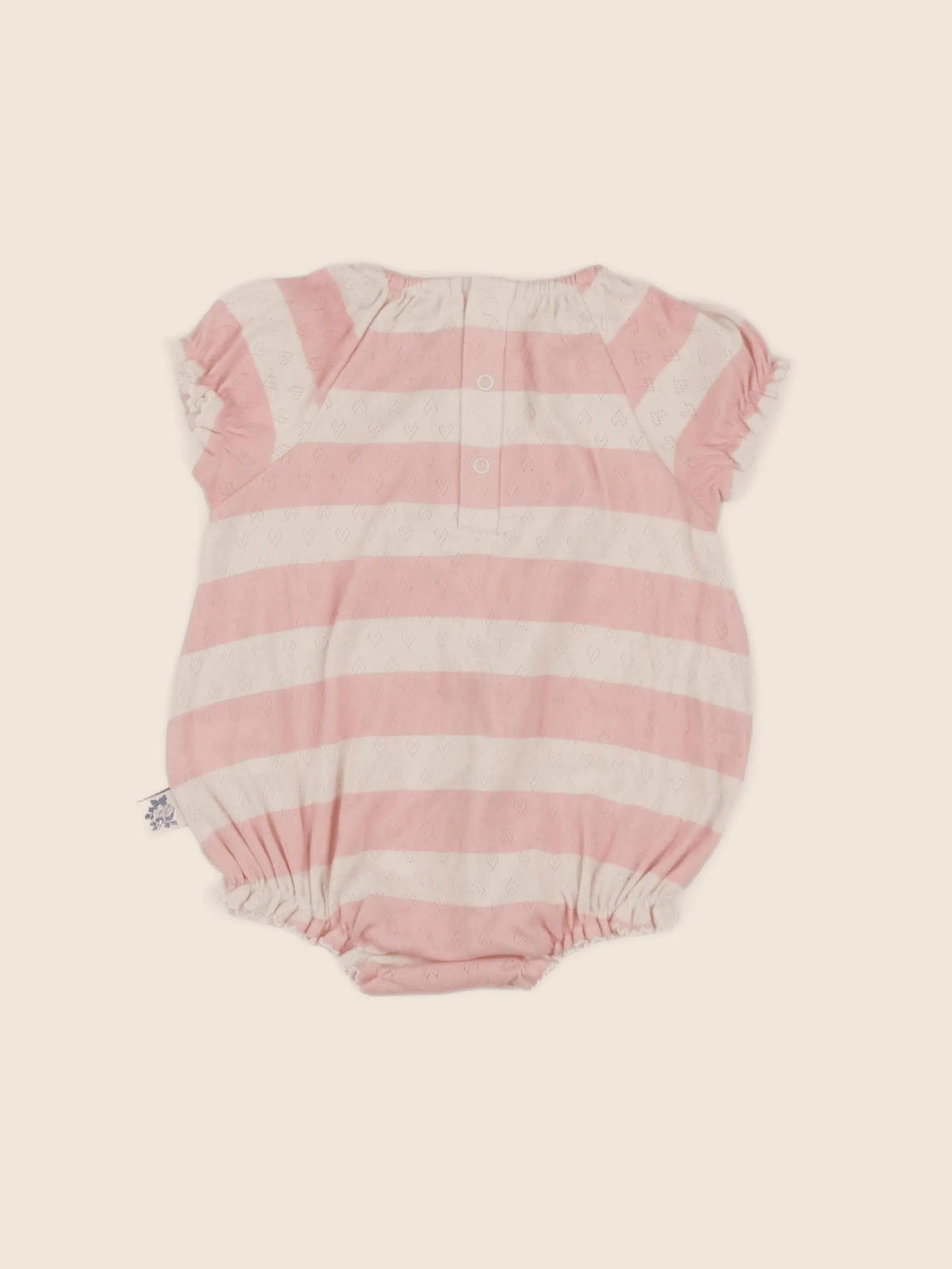 Boutchou - combinaison beige, rose - 6 mois