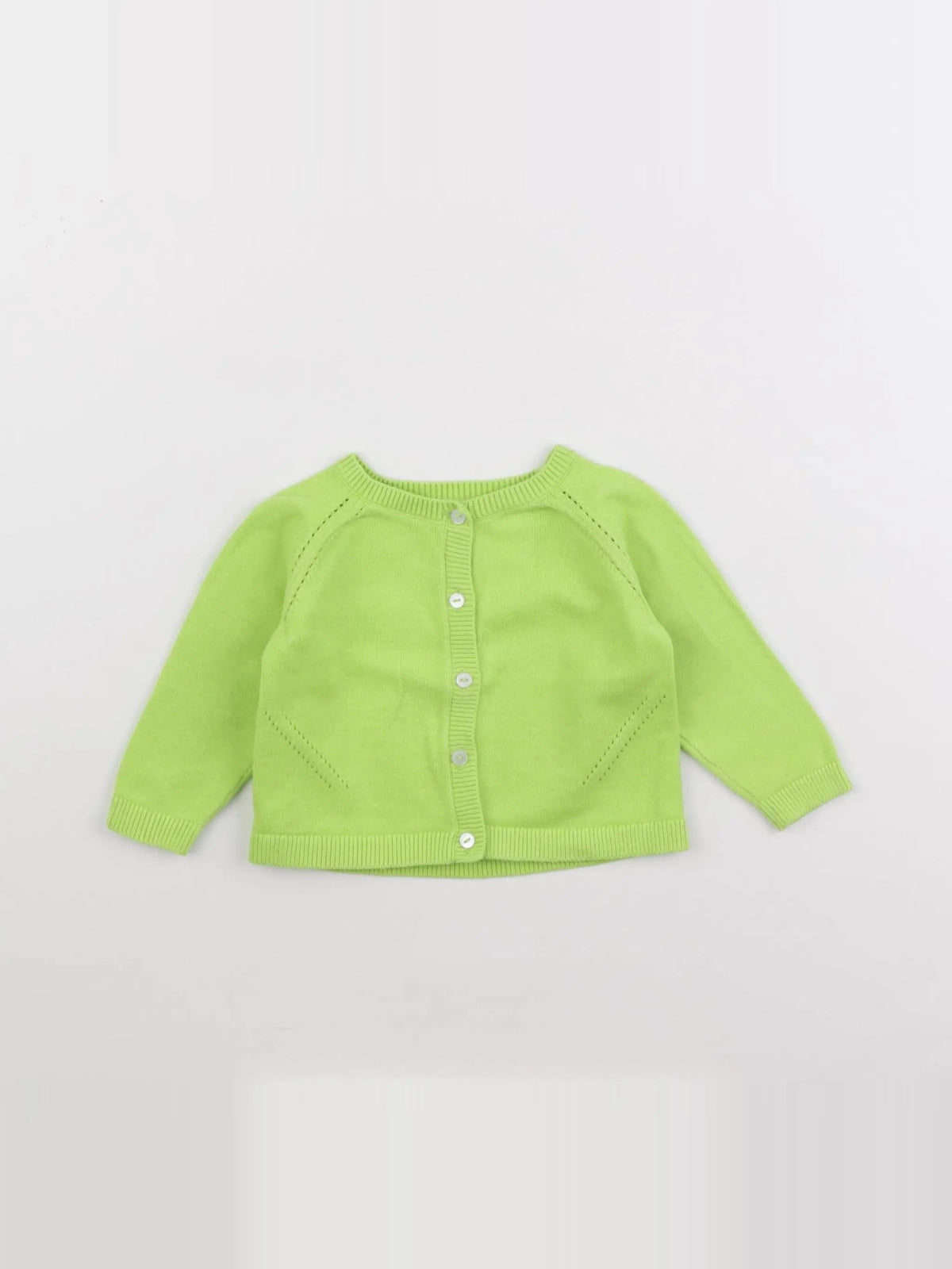Jacadi - gilet vert - 6 mois