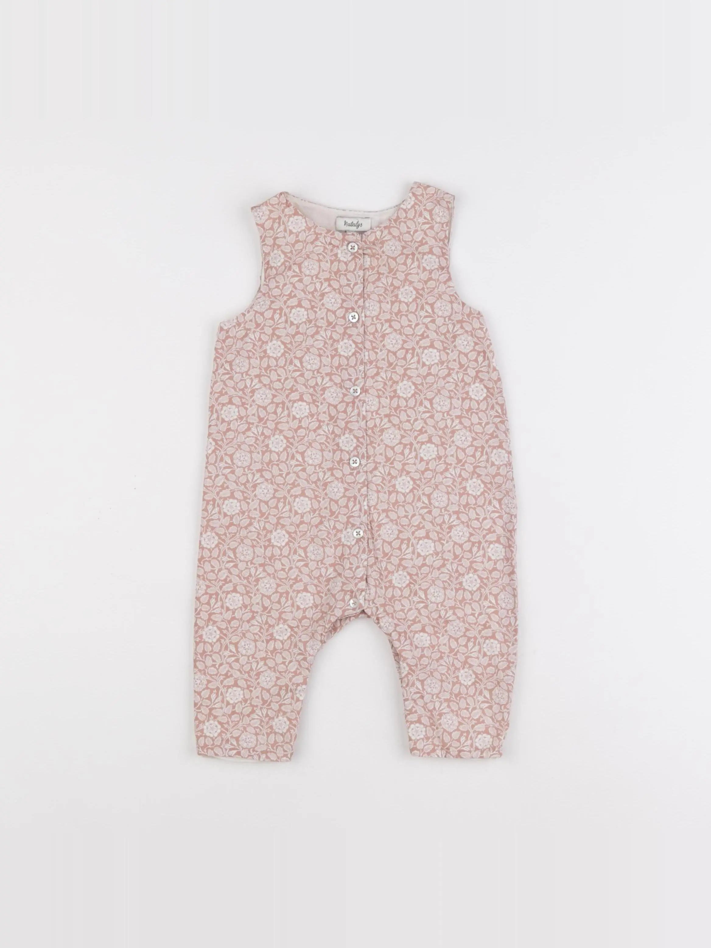 Natalys - combinaison rose - 6 mois