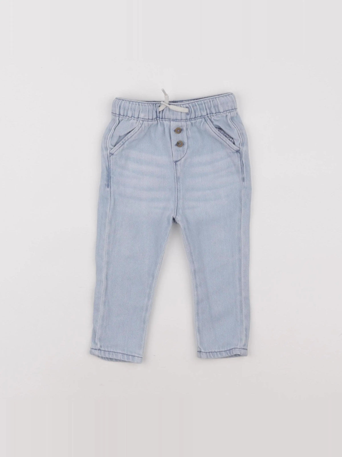 Vertbaudet - pantalon bleu - 9 mois